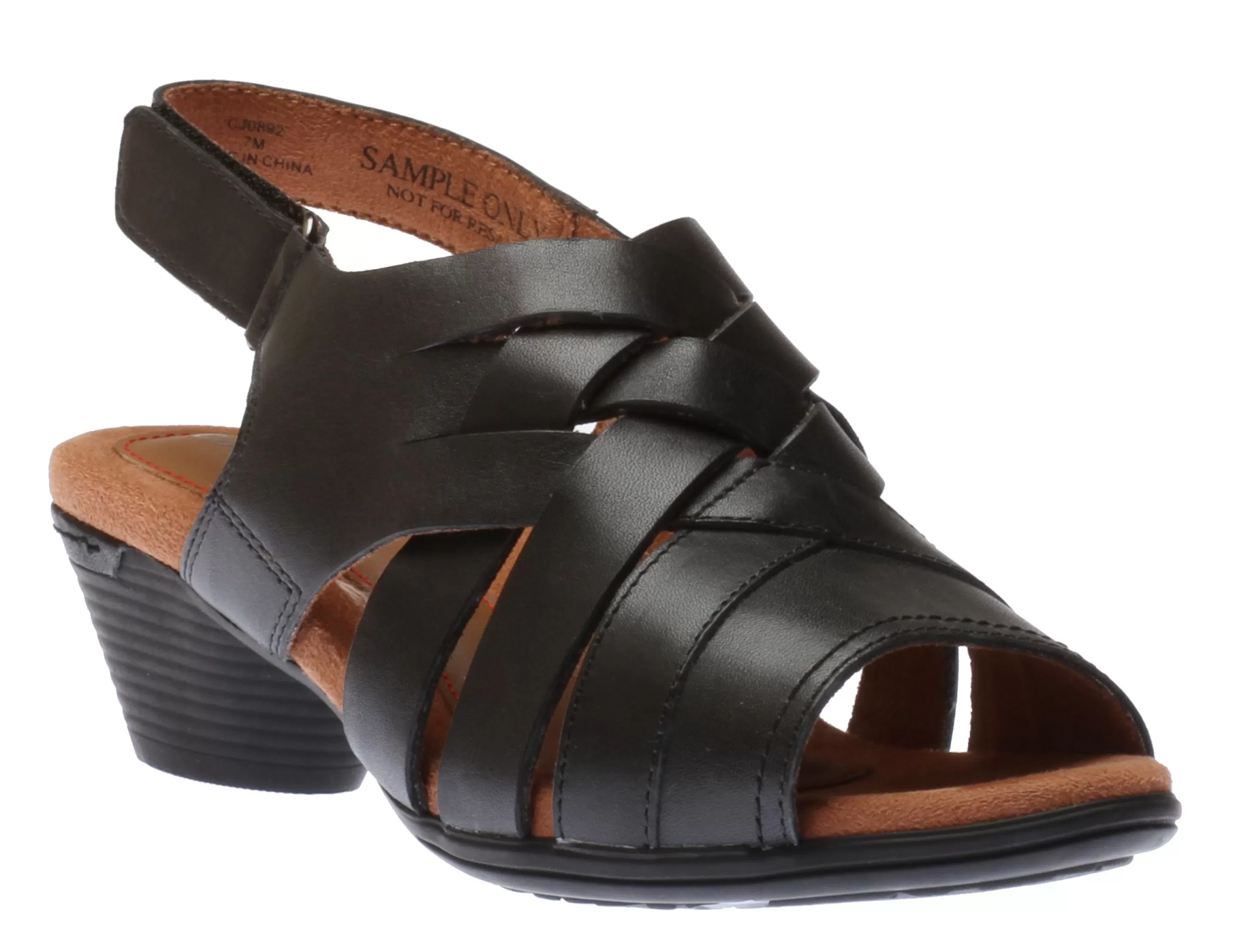 Outlet Laurel Woven Black Women Sandal