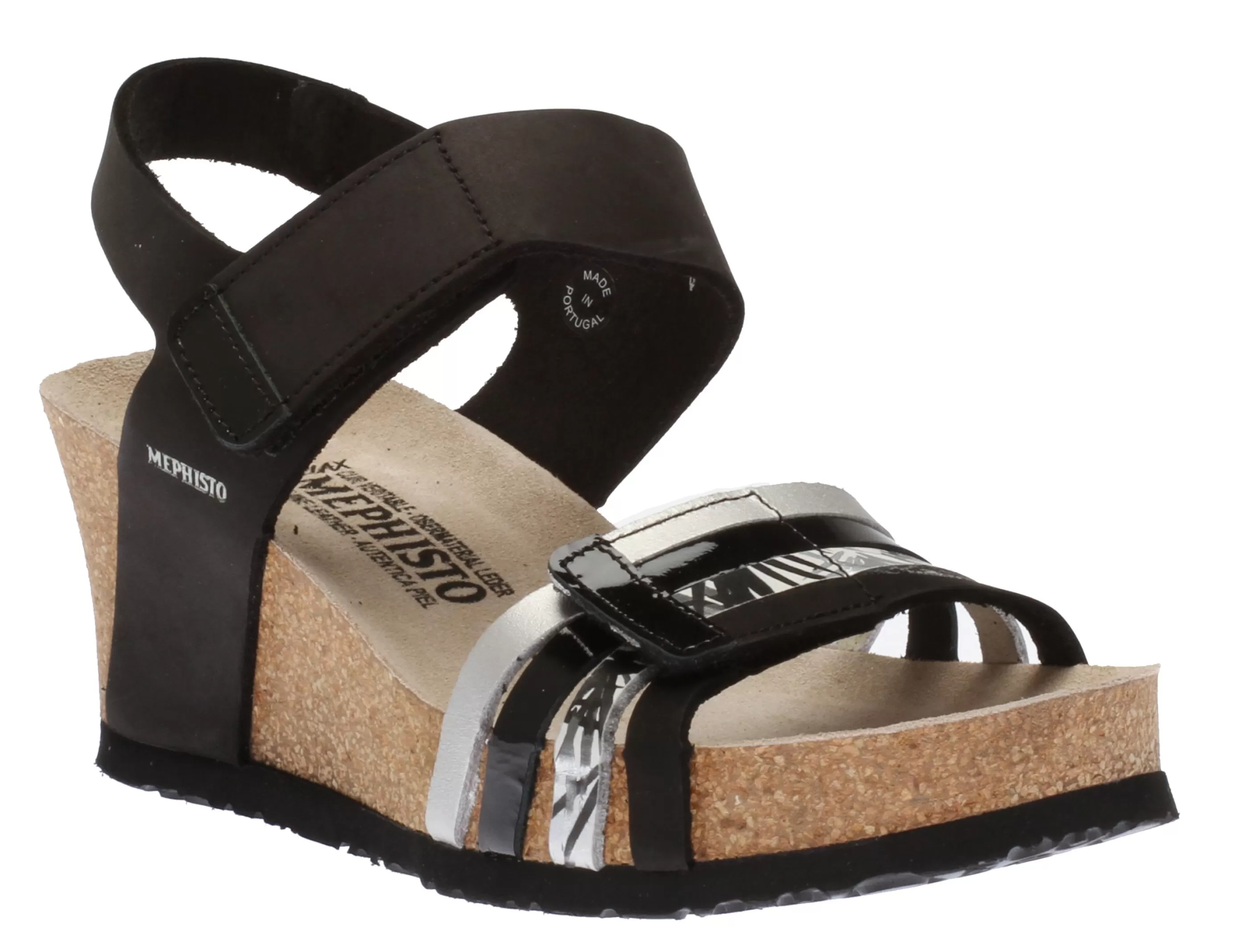 Discount Lucia Black Multi Women Sandal