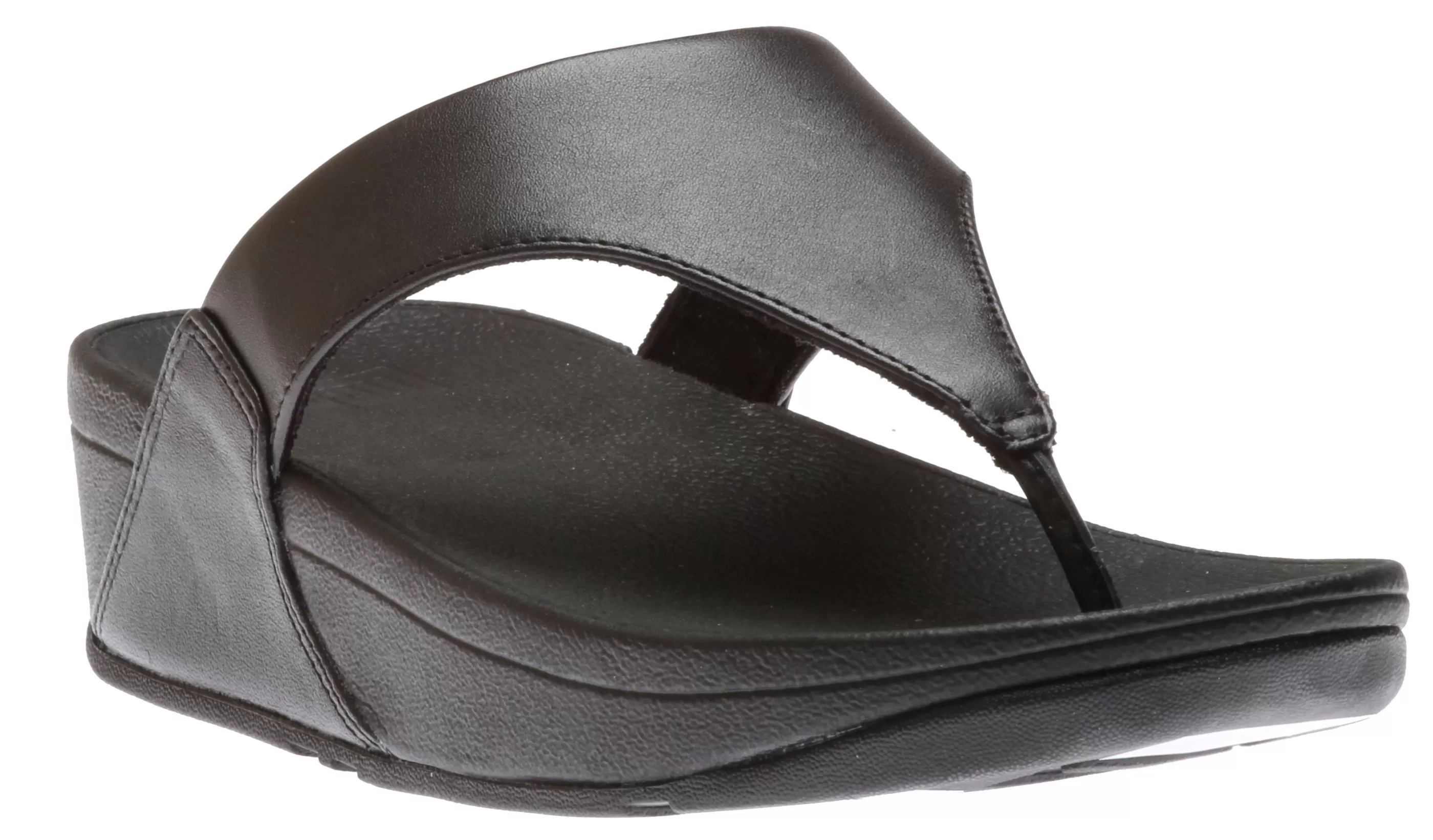 Flash Sale Lulu Black Leather Thong Sandal Women Toe Thong