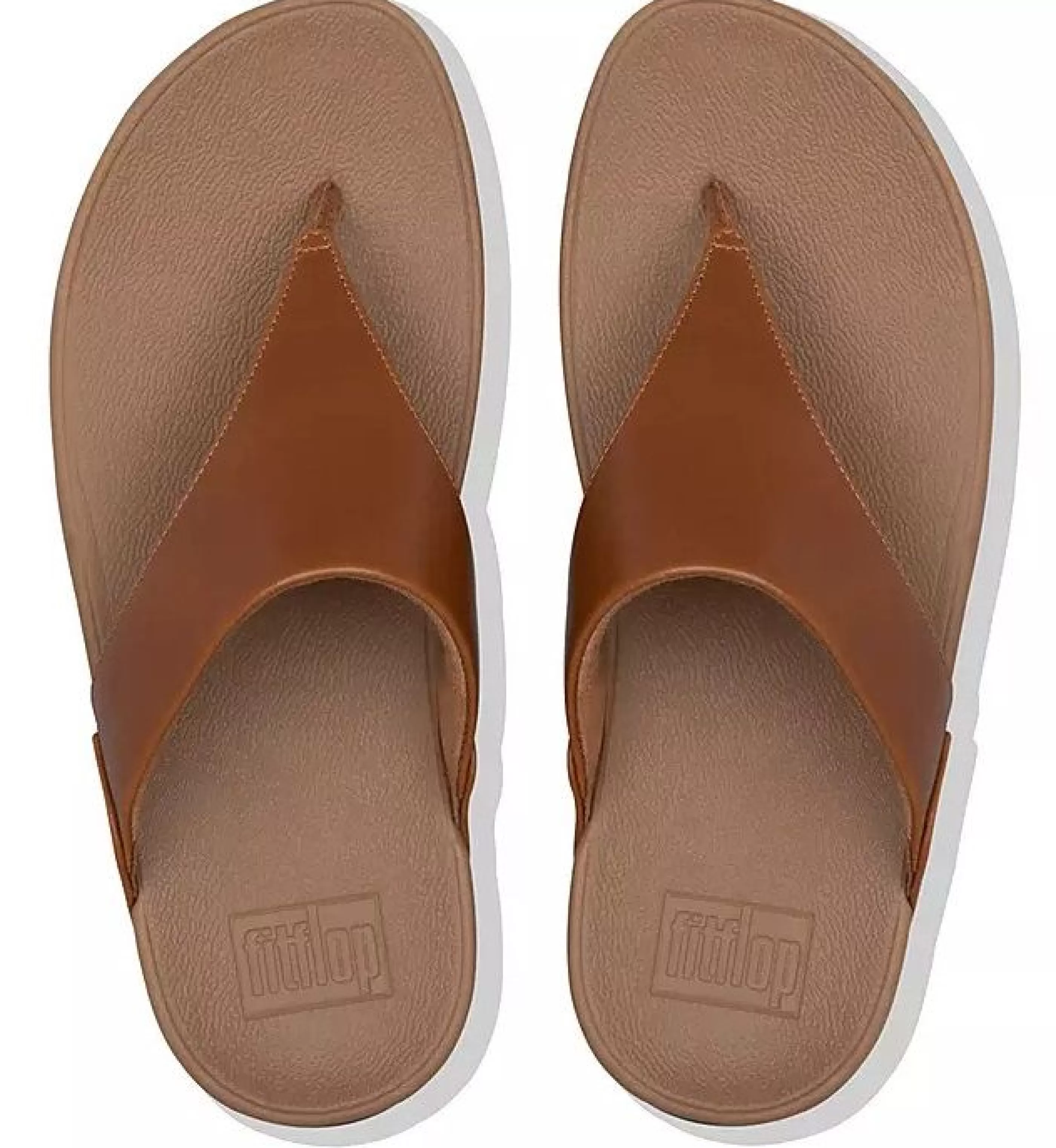 Flash Sale Lulu Light Tan Brown Leather Thong Sandal Women Toe Thong