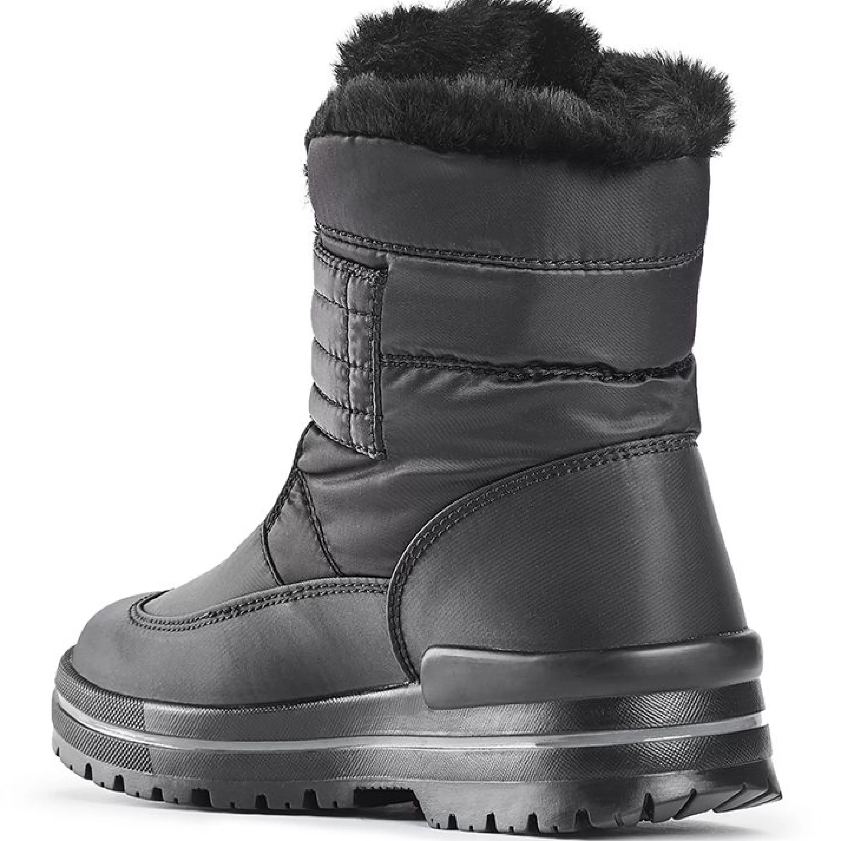 Outlet Luna Velcro Black Winter Boot Women Boot