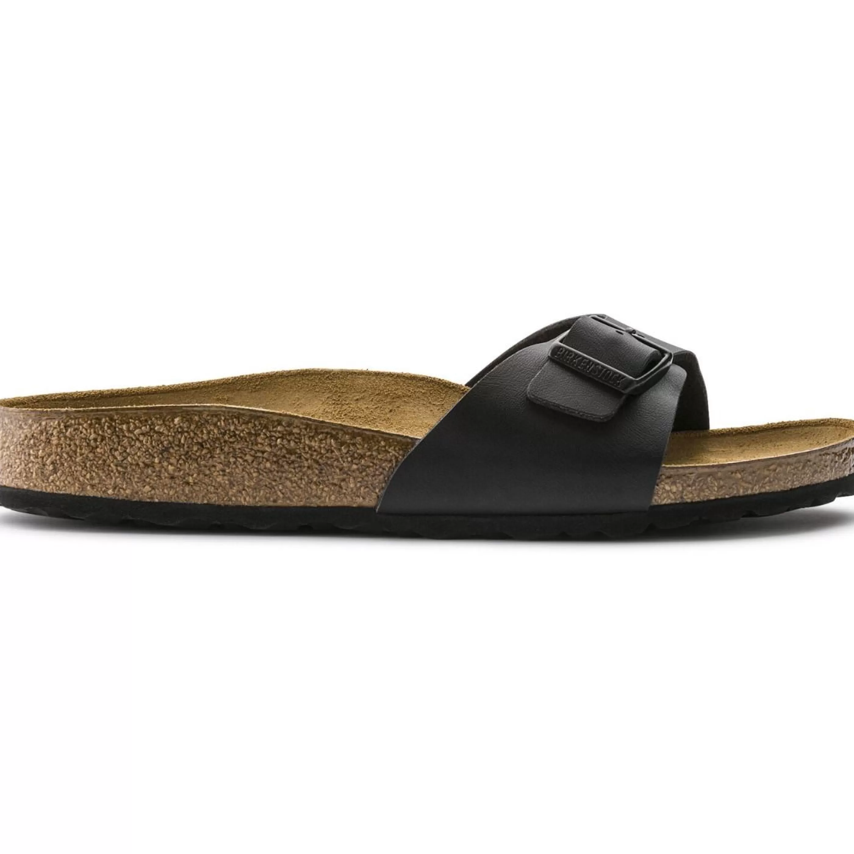 Cheap Madrid Birko-Flor Black Slide Sandal Women Slide