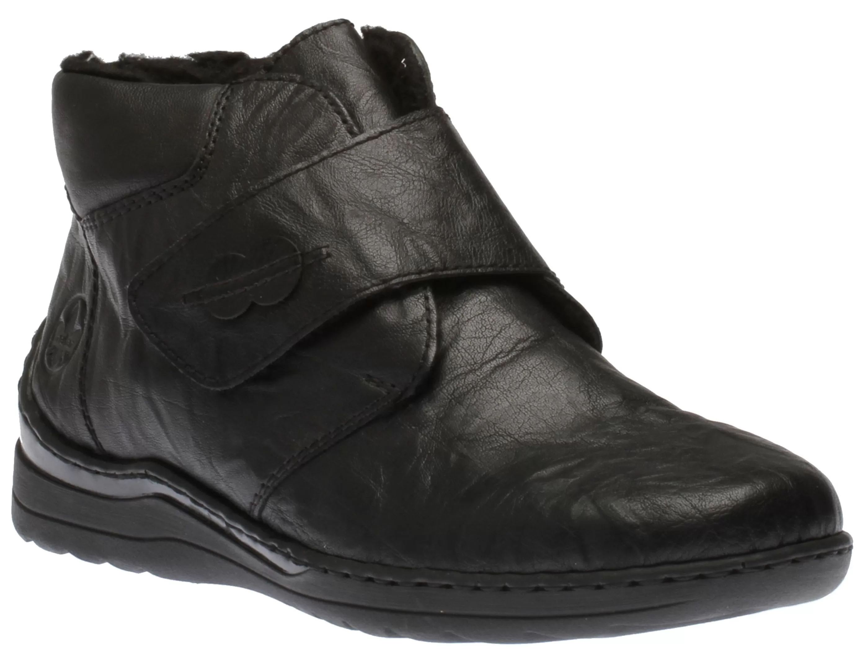 Fashion Massa Velcro Black Women Boot