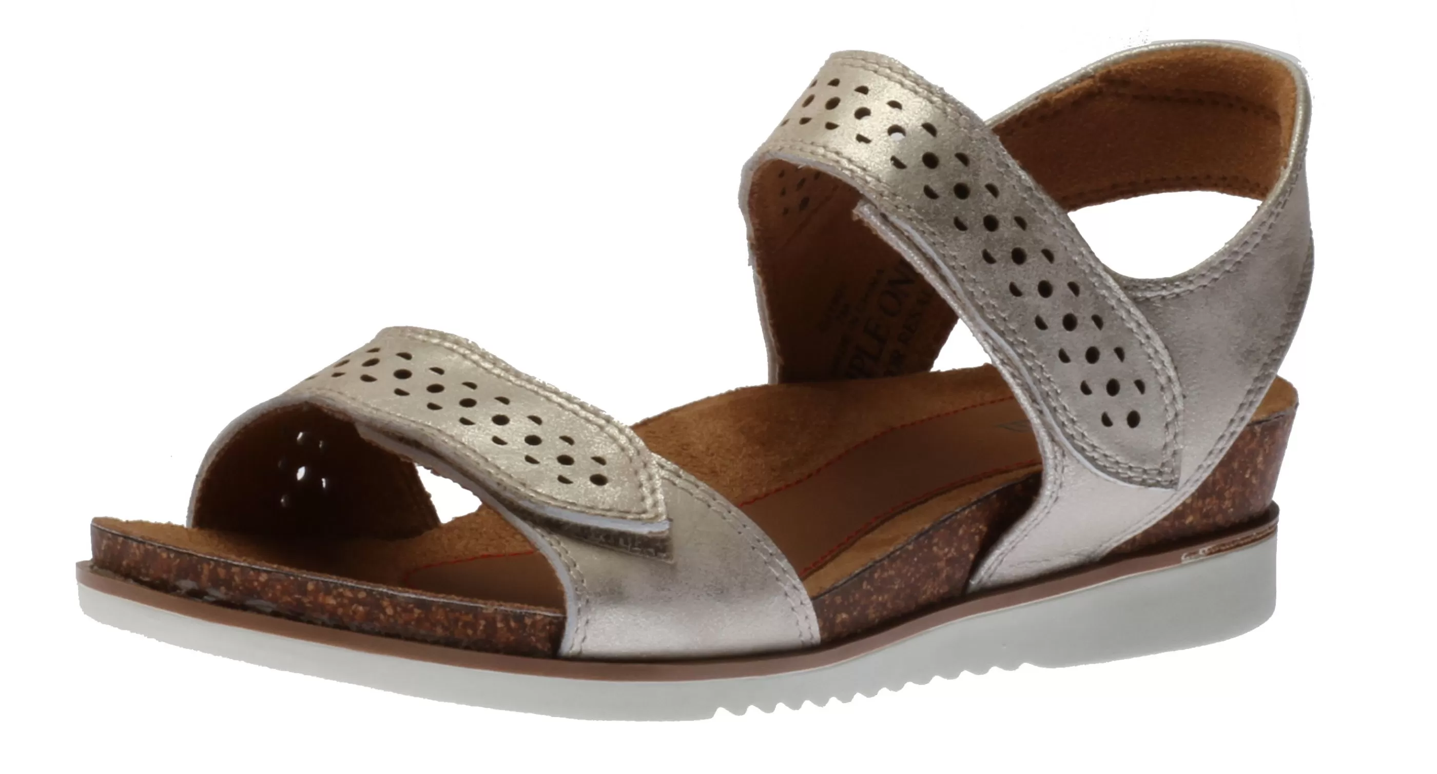 New May Wave White Metal Women Sandal