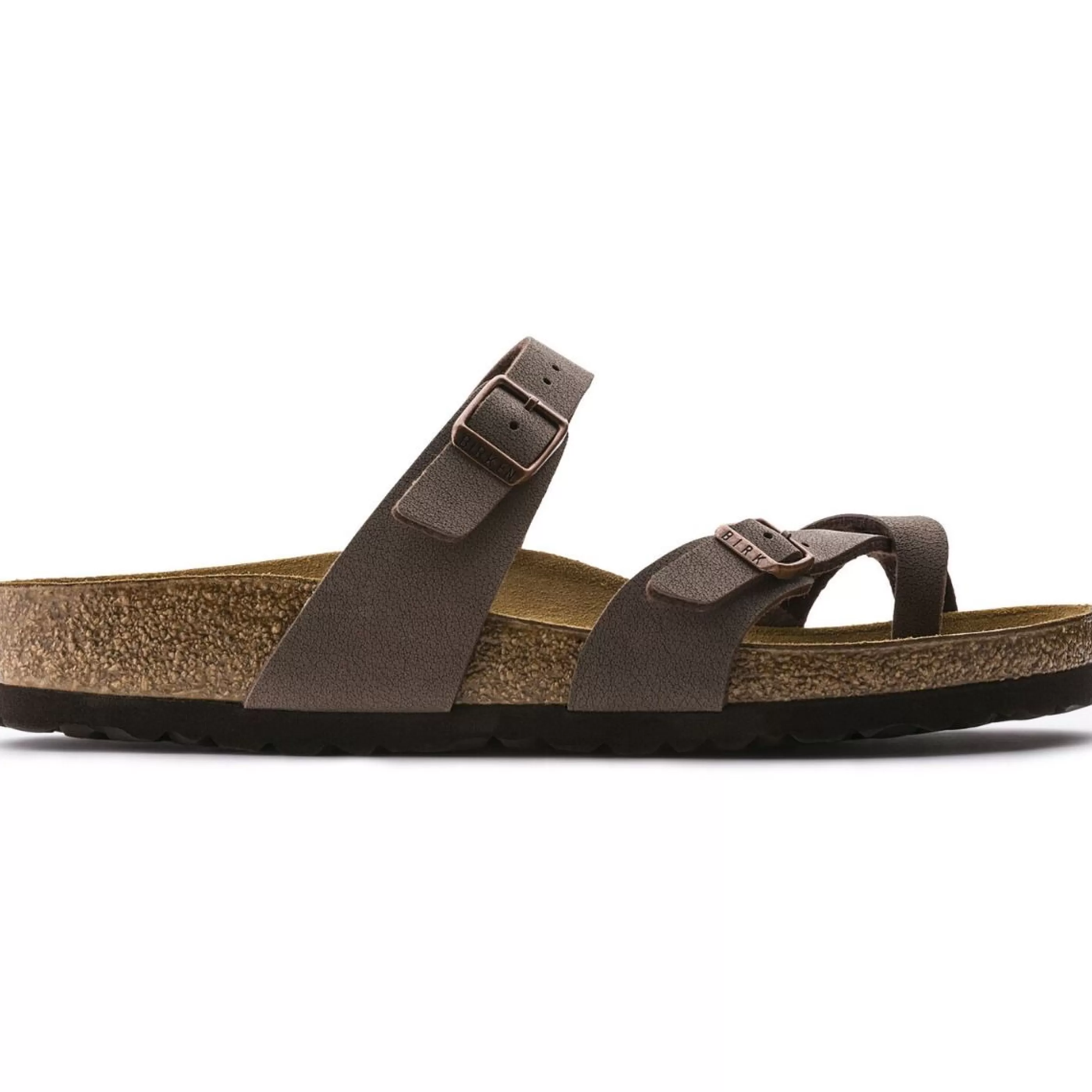 Cheap Mayari Birko-Flor Nubuck Mocha Brown Sandal Women Toe Thong