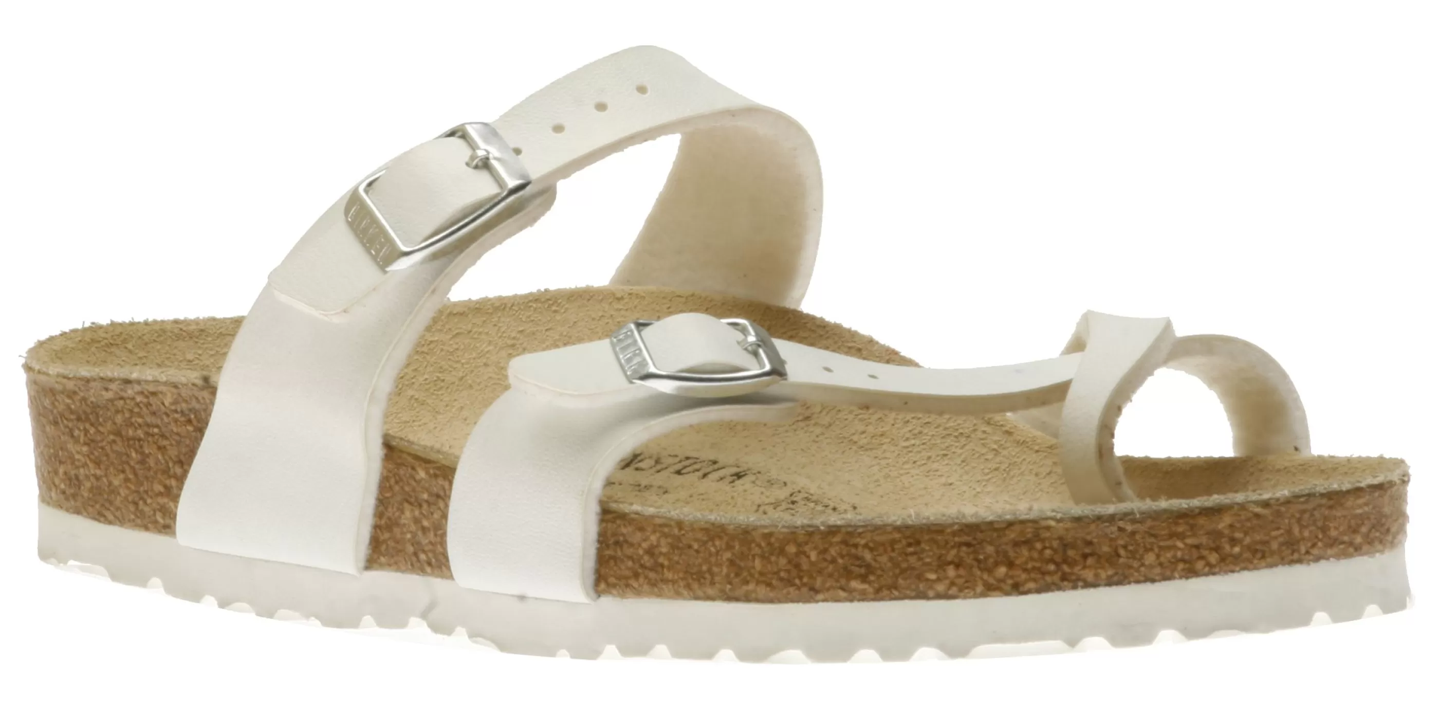 Best Sale Mayari Birko-Flor White Sandal Women Toe Thong