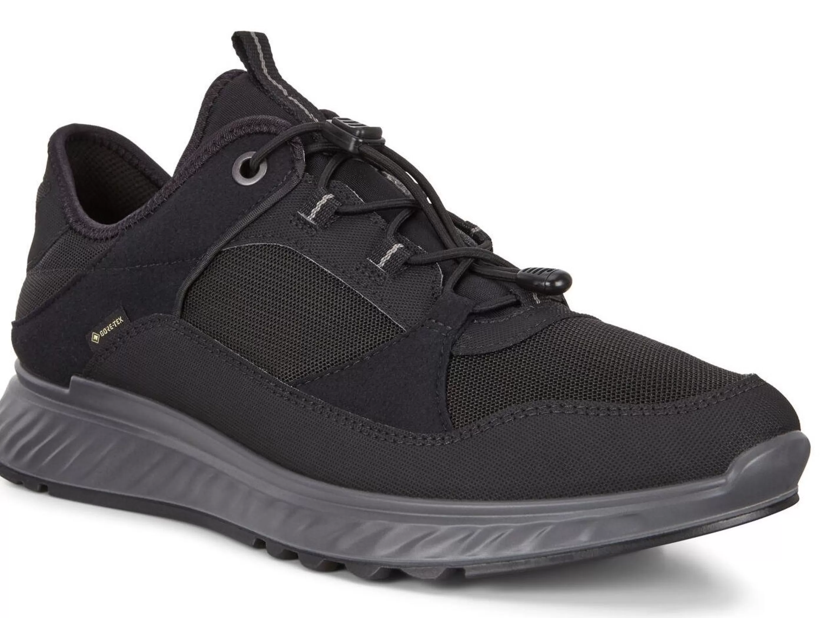 Discount Men's Exostride Black Gore-Tex Waterproof Sneaker Men Casual