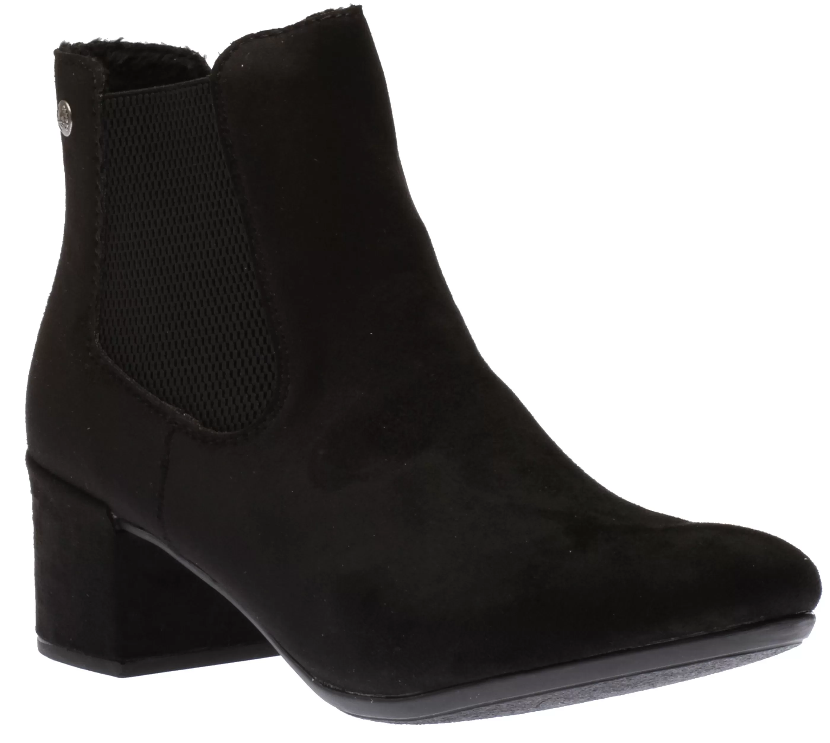 Fashion Microstretch Black Women Boot