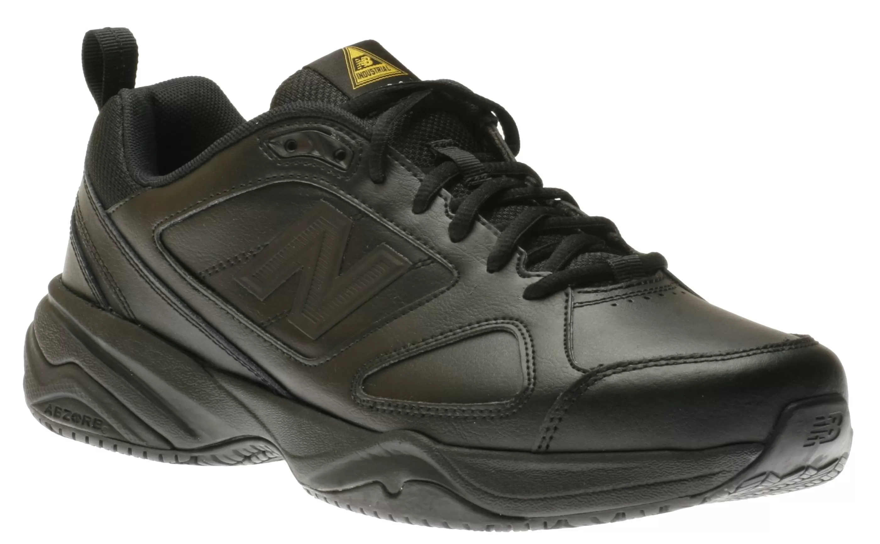 Outlet Mid626K2 Slip-Resistant Black Leather Sneaker Men Walking