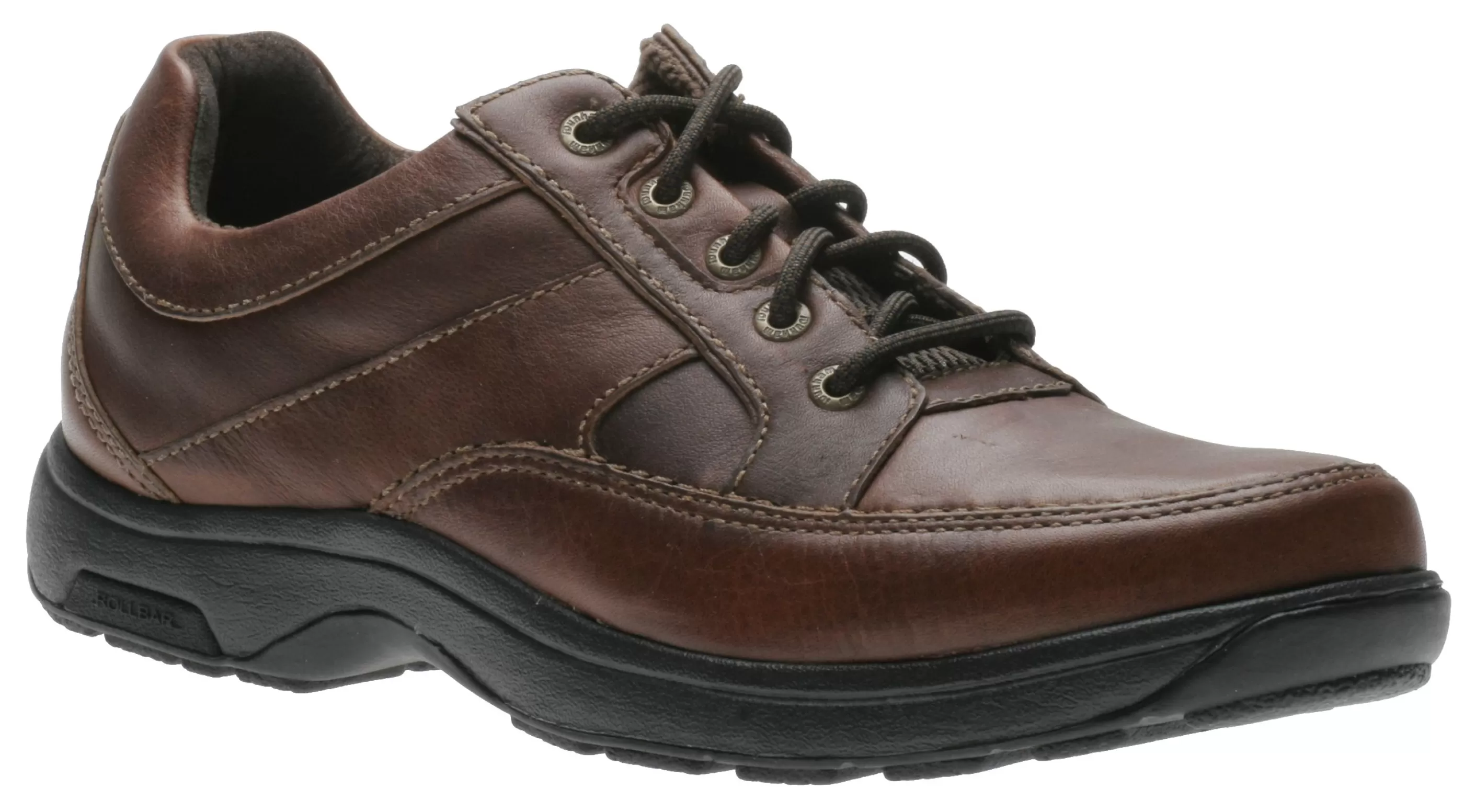 Online Midland Brown Leather Lace-Up Oxford Men Walking