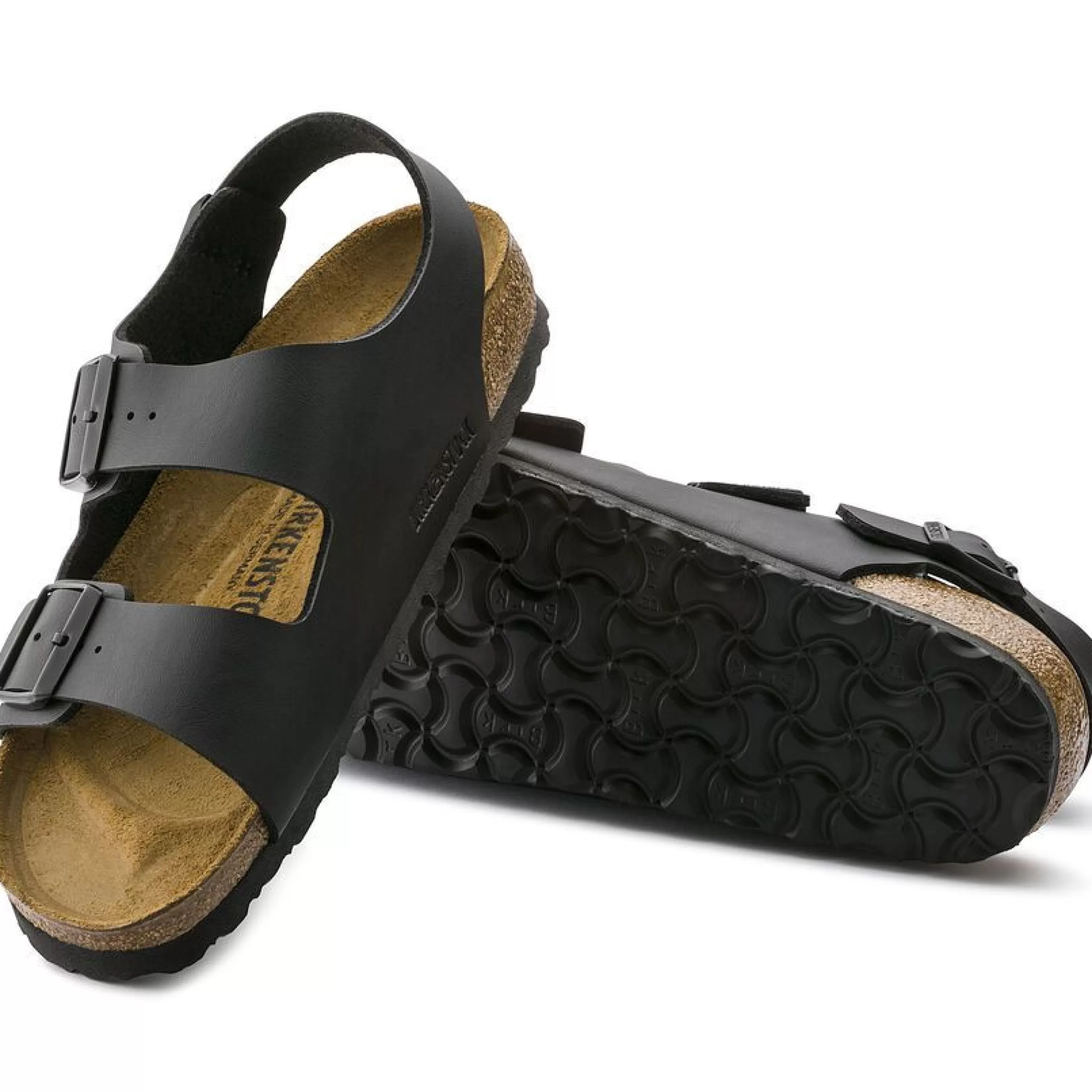 Fashion Milano Black Birko-Flor Sandal Men Sandal