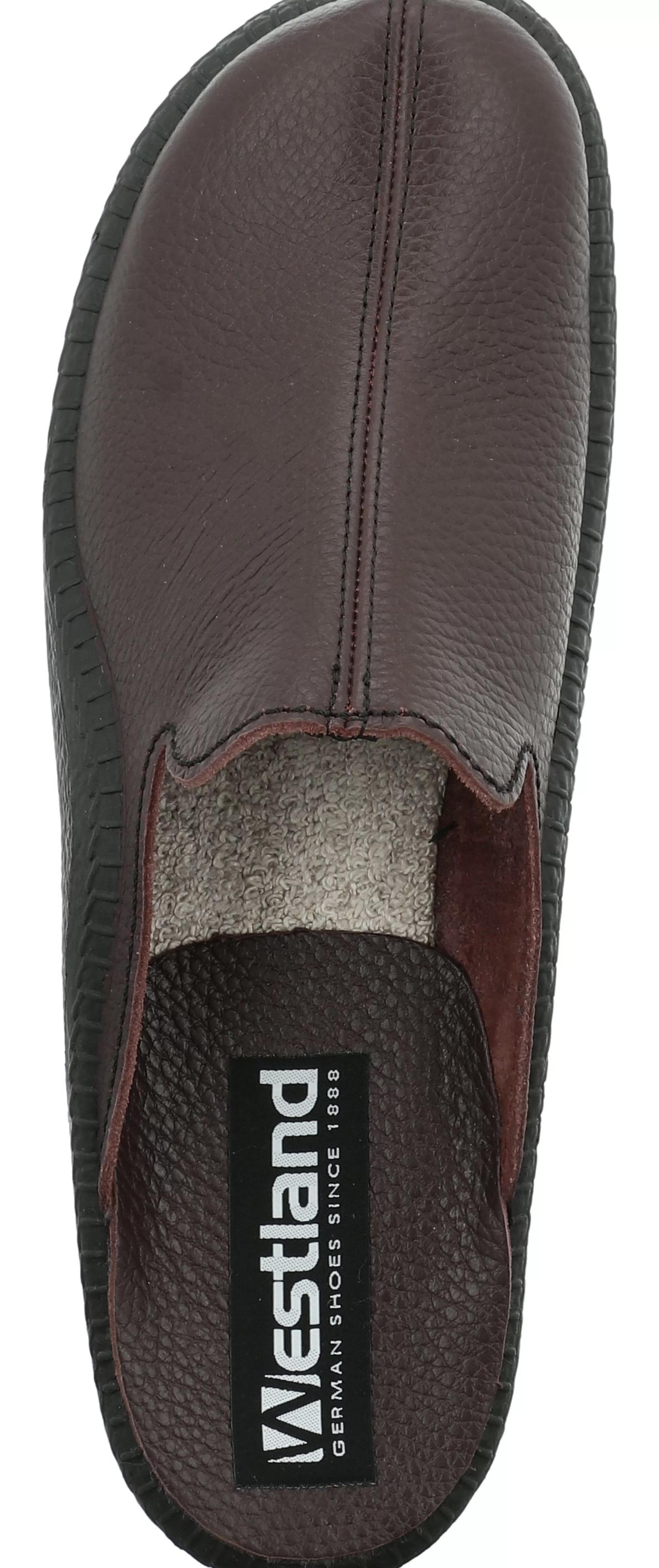 Outlet Monaco 202G Bordo Wine Leather Slipper Men Slipper