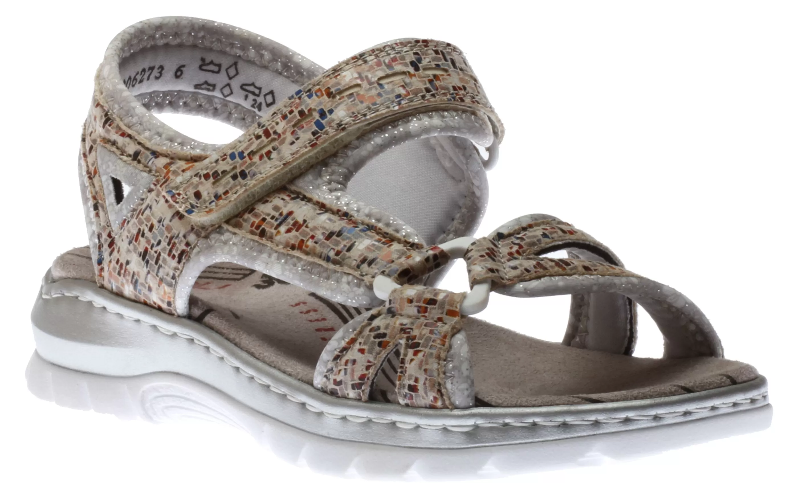 New Mosaik Multicolour Pebble Cutout Sport Sandal Women Sandal