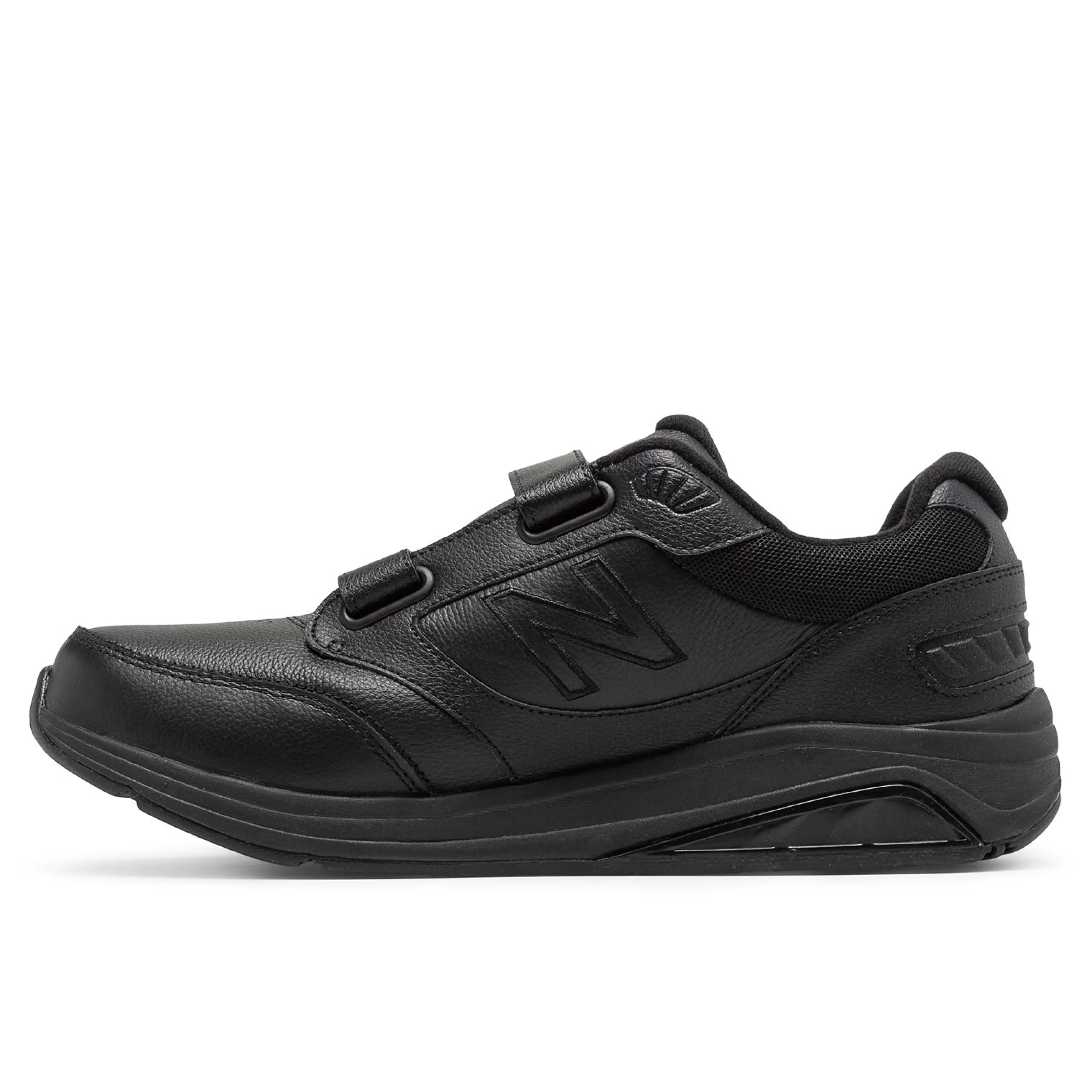 Store Mw928Hb3 Black Leather Velcro Walking Shoe Men Walking