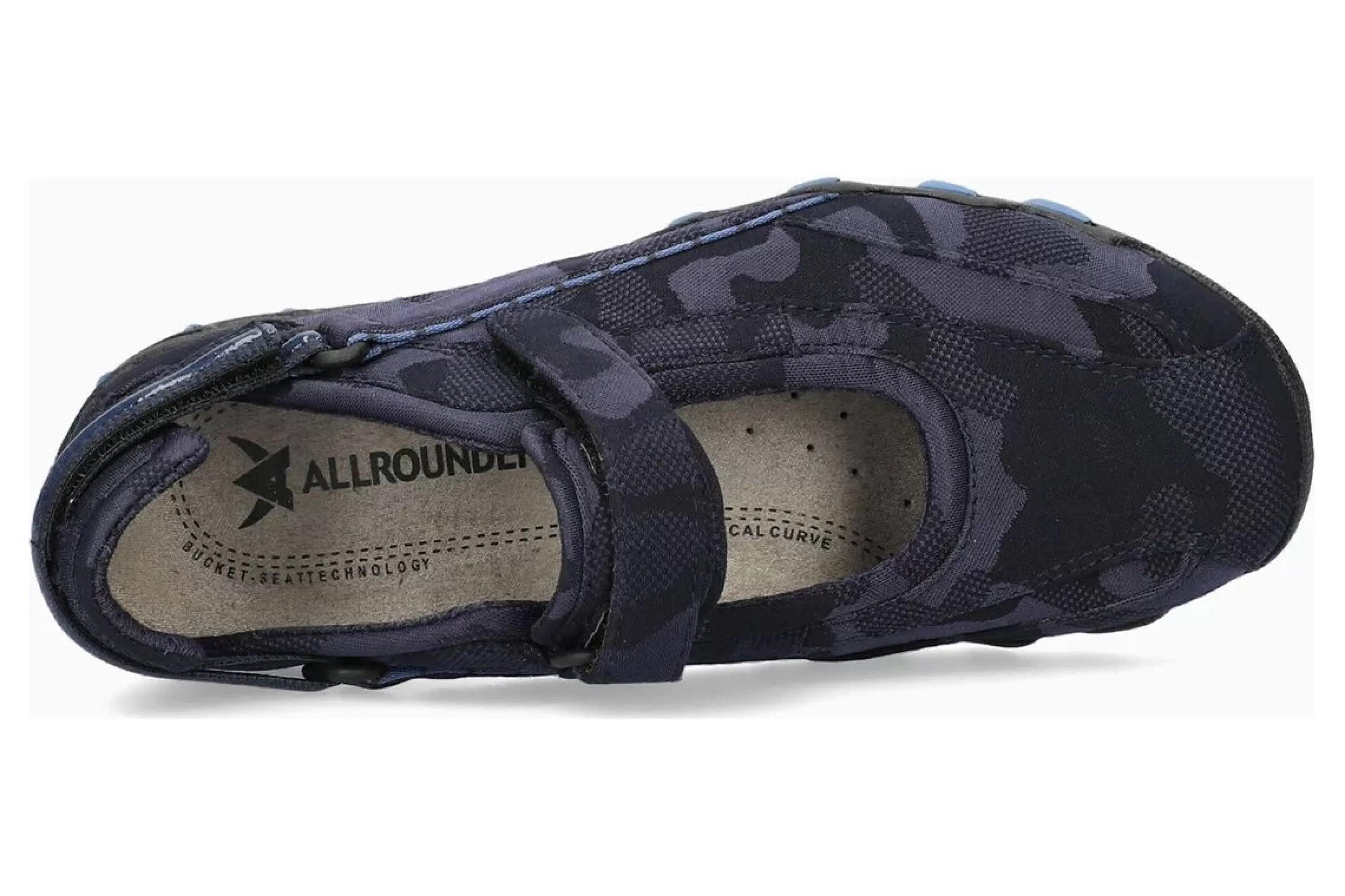 Flash Sale Niro Suede Camo Blue Women Casual