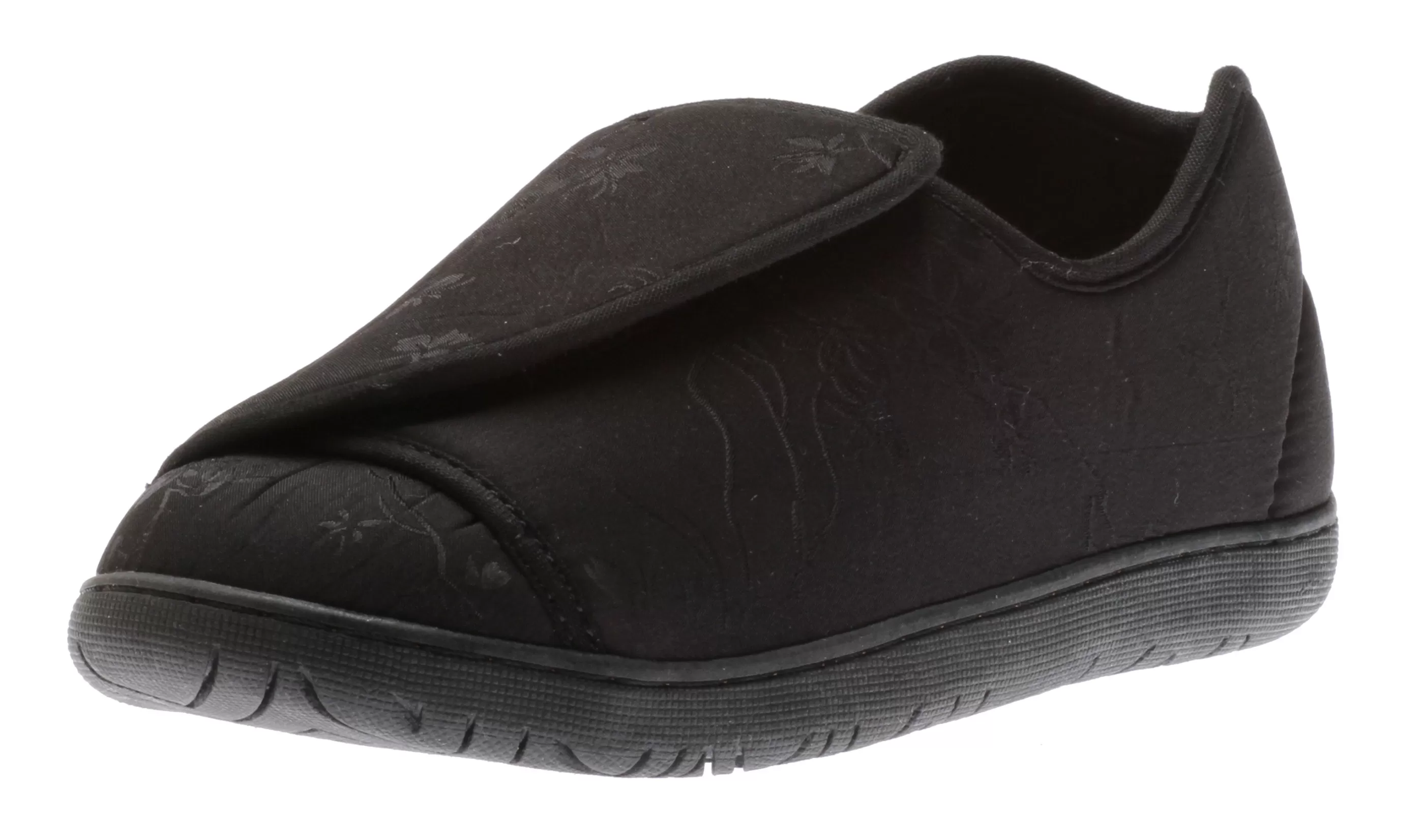 Outlet Nurse 2 Black Satin Slipper Women Slipper