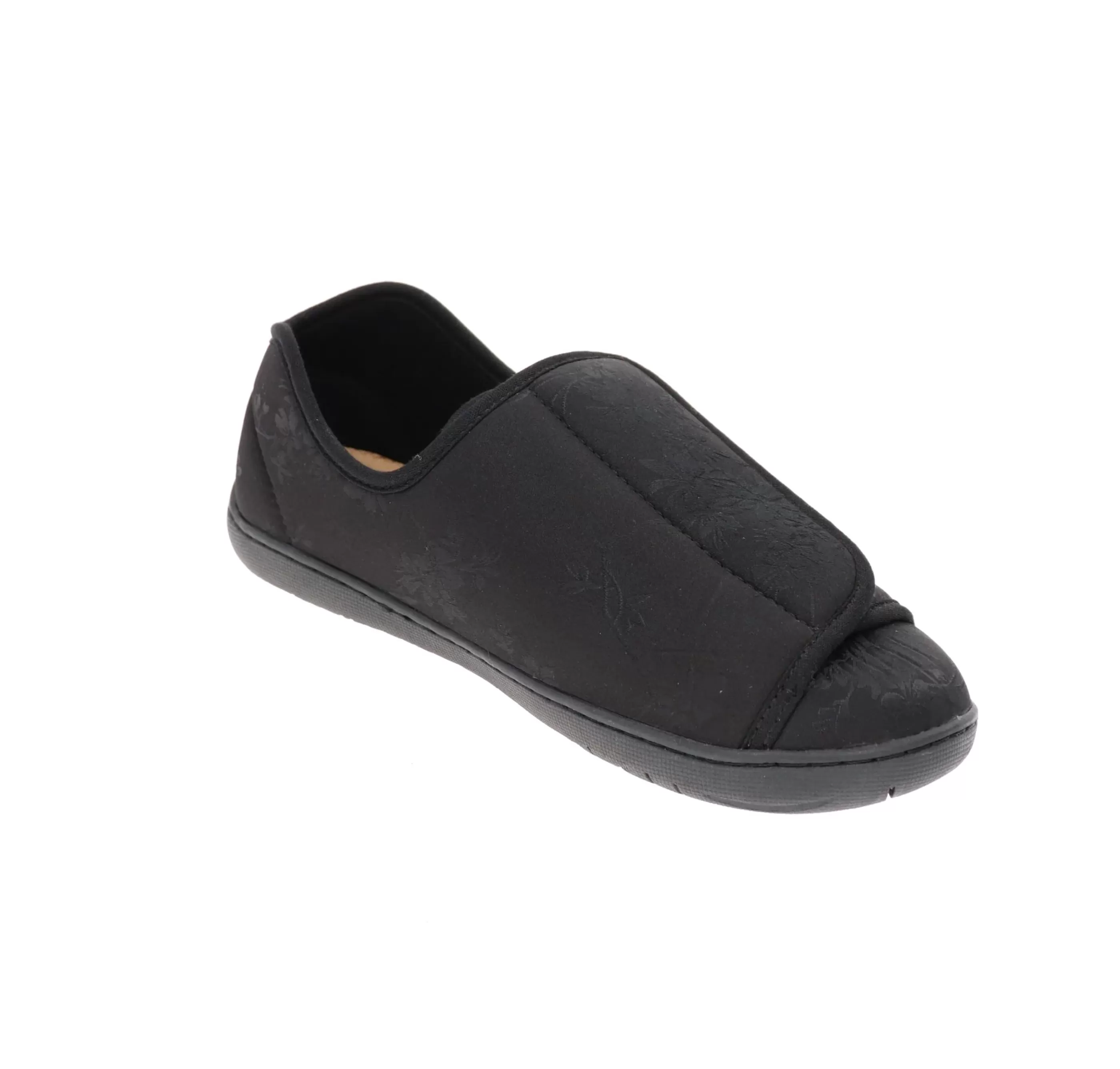 Outlet Nurse 2 Black Satin Slipper Women Slipper