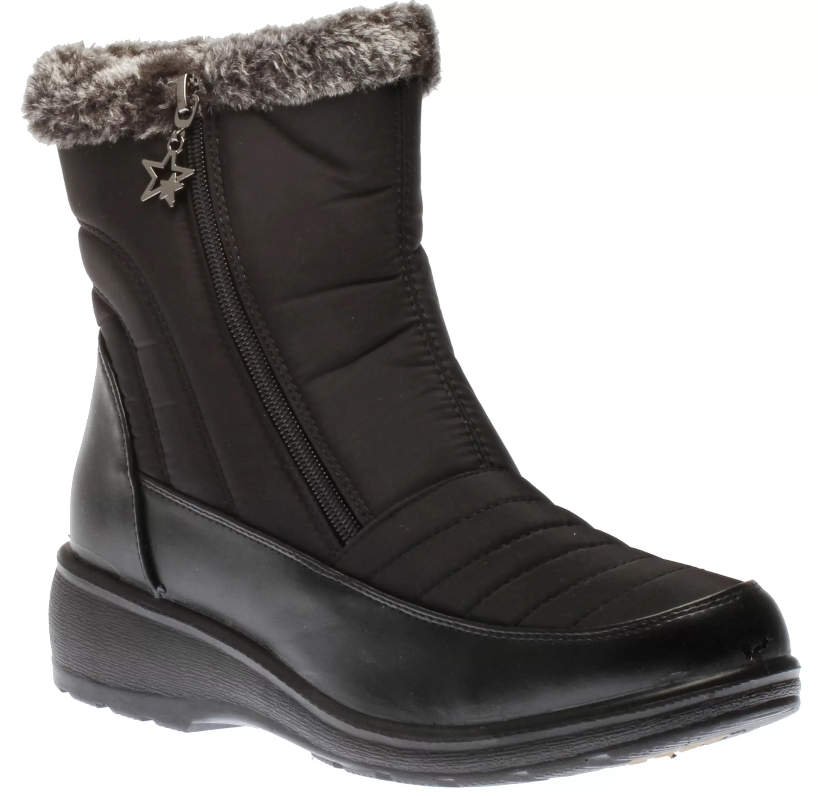 Sale Nylon Wp Zip Black Women Boot