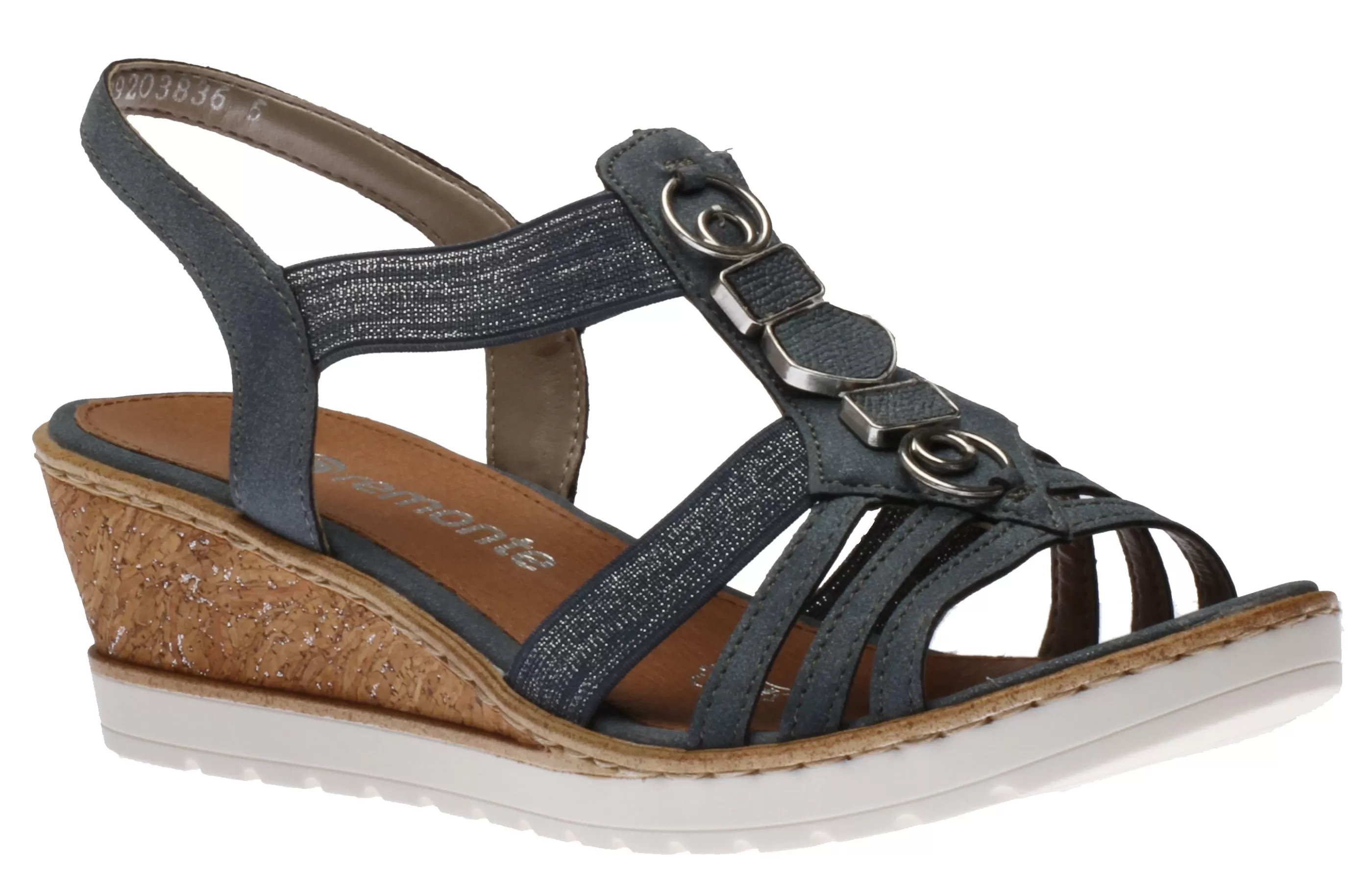 New Odense Elastic Blue Women Sandal