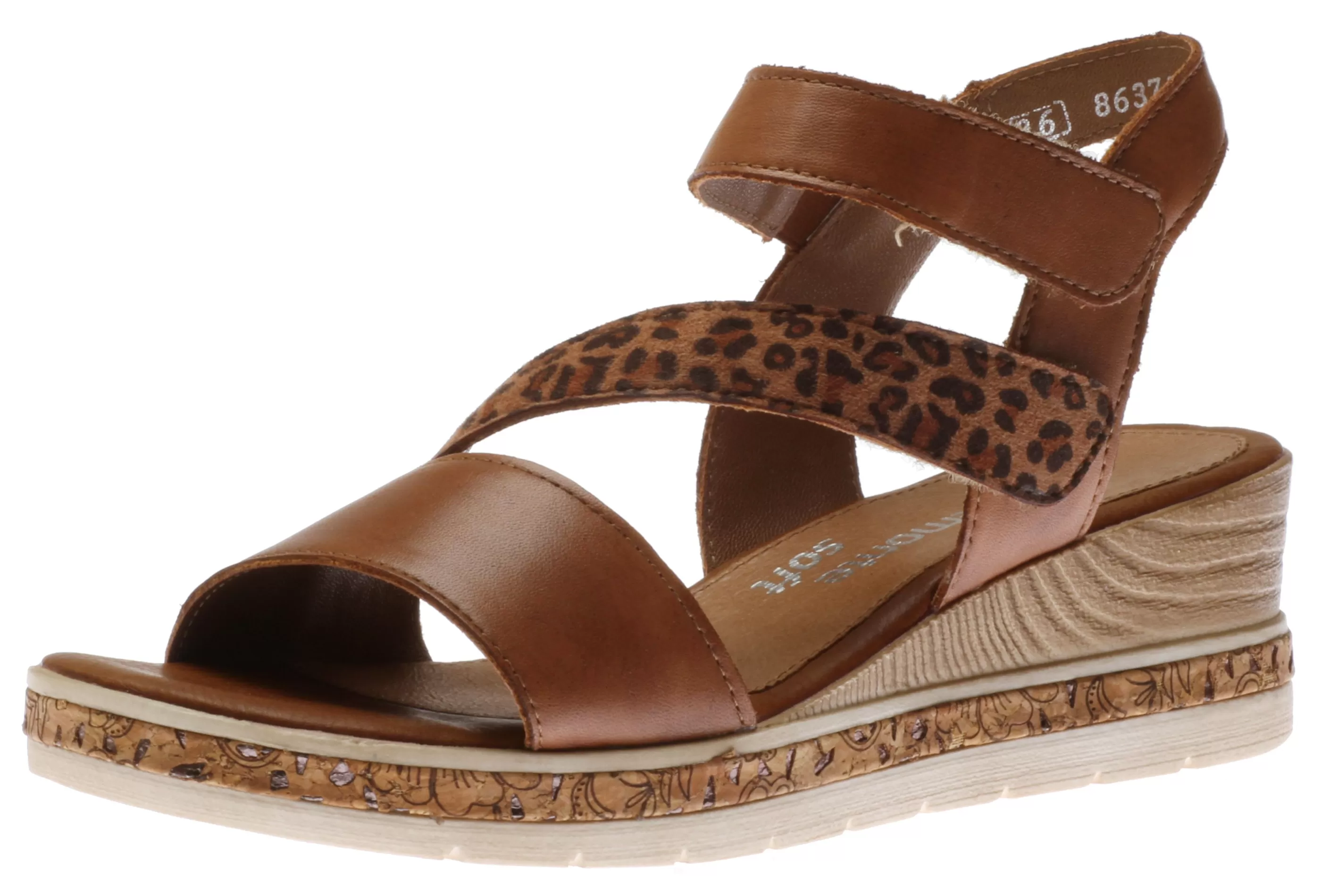 Online Odeon Brown Cheetah Wedge Sandal Women Sandal