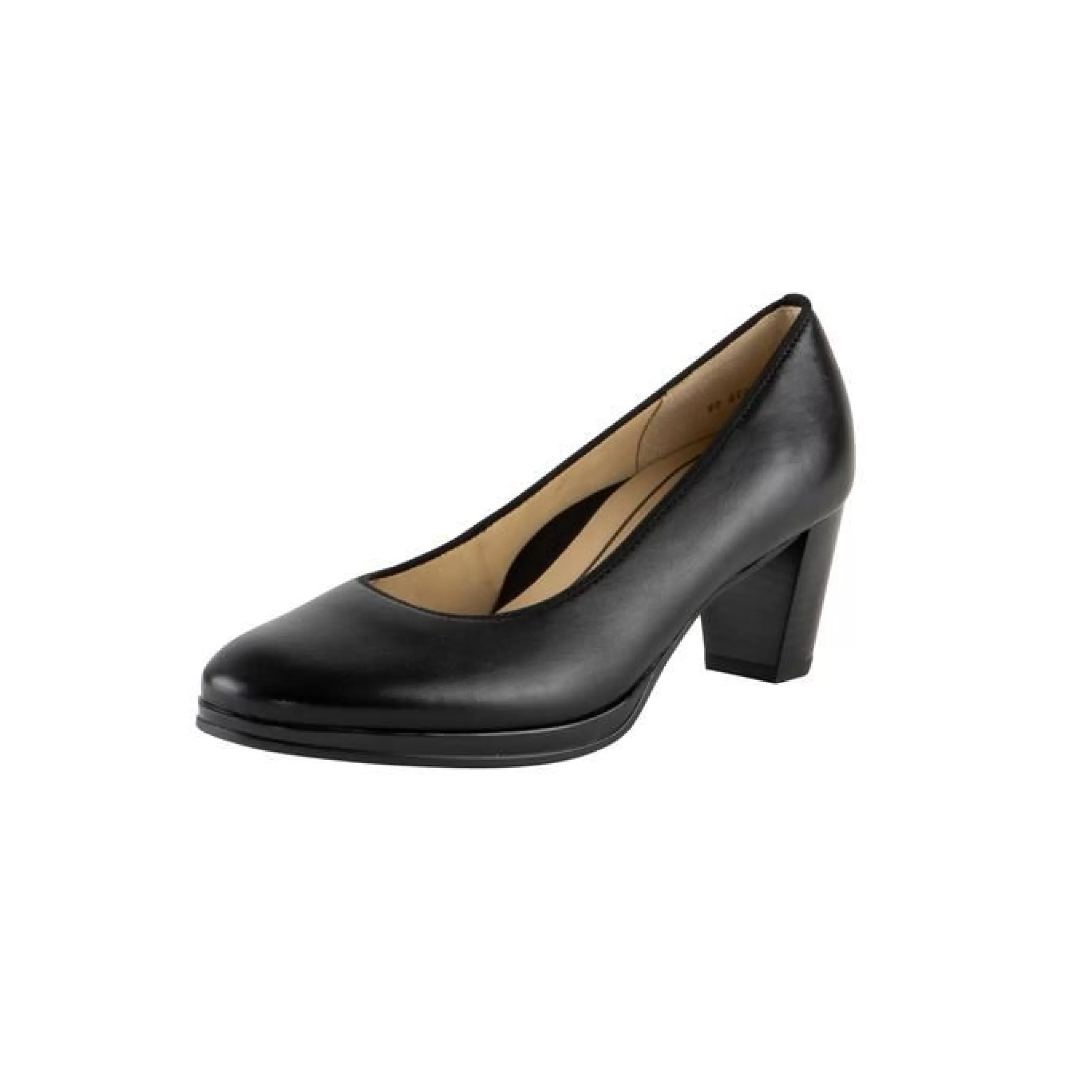 Online Ophelia Black Leather Pump Women Dress