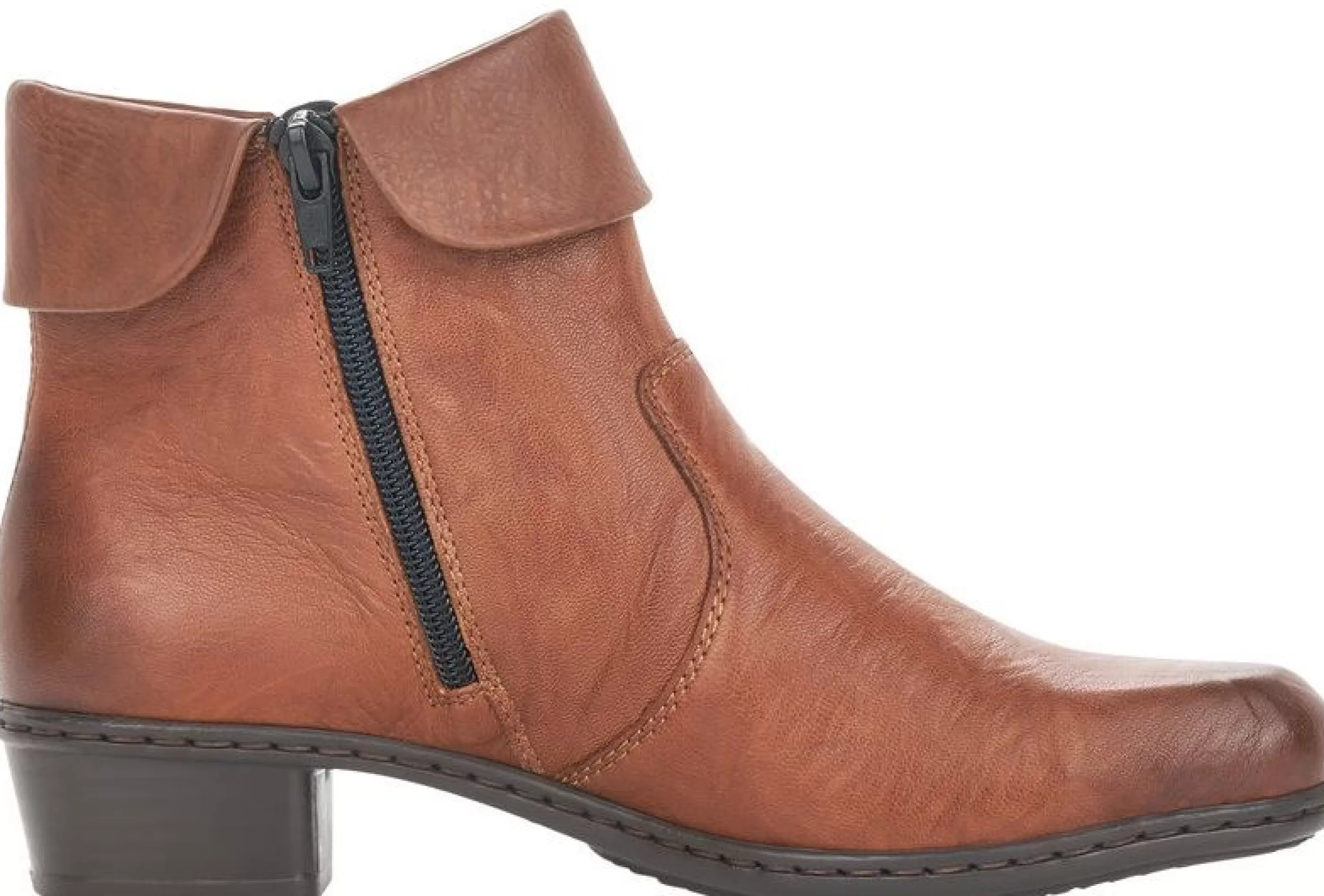 New Ottawa Brown Leather Ankle Boot Women Dress Boot