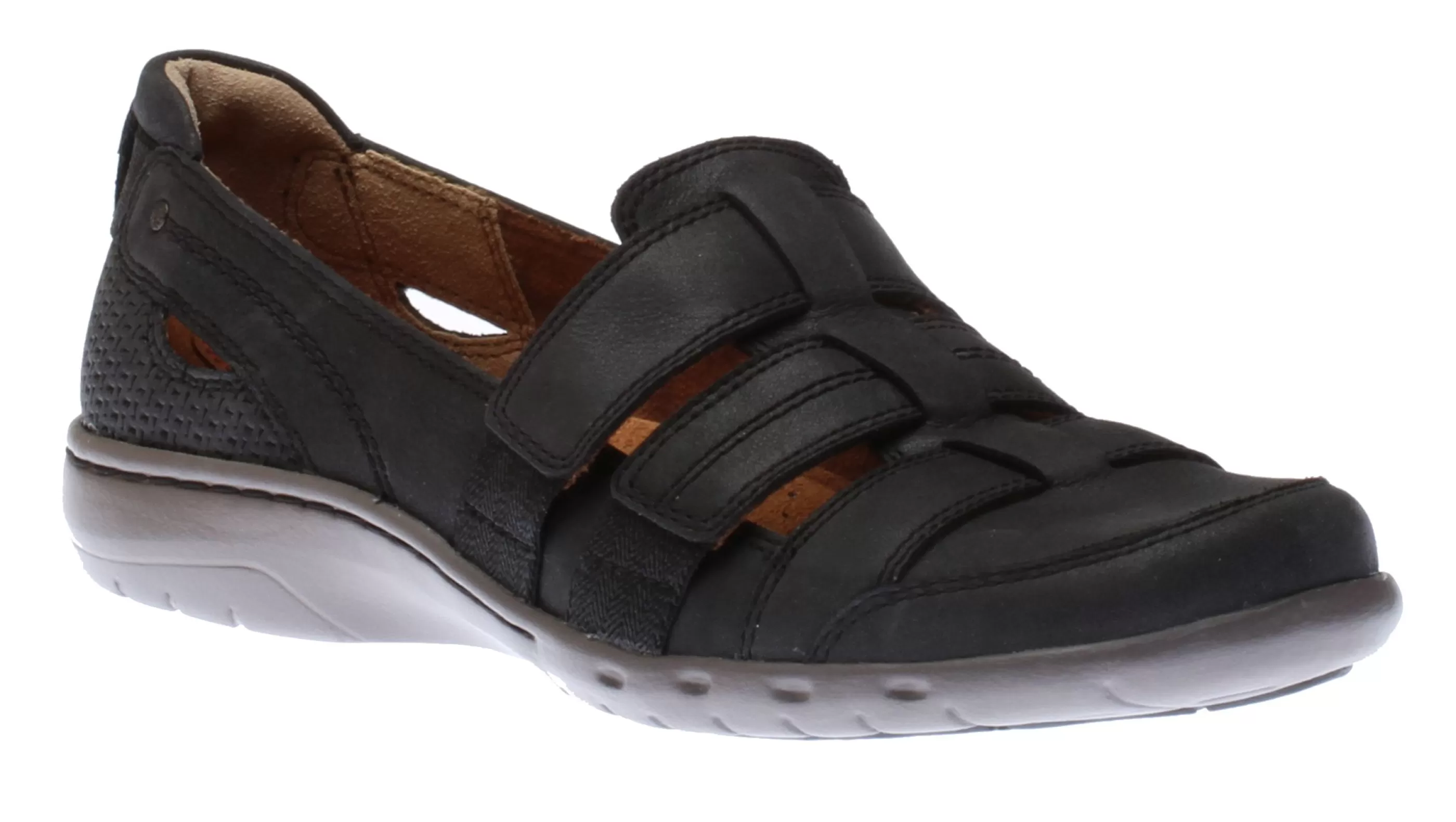 Flash Sale Penfield Black Strappy Slip-On Fisherman Sandal Women Walking