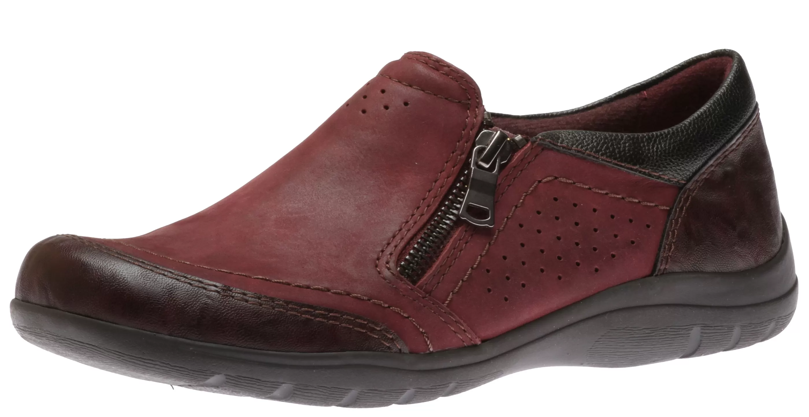 Shop Rapid 2 Randall Merlot Zipper Slip-On Shoe Women Walking