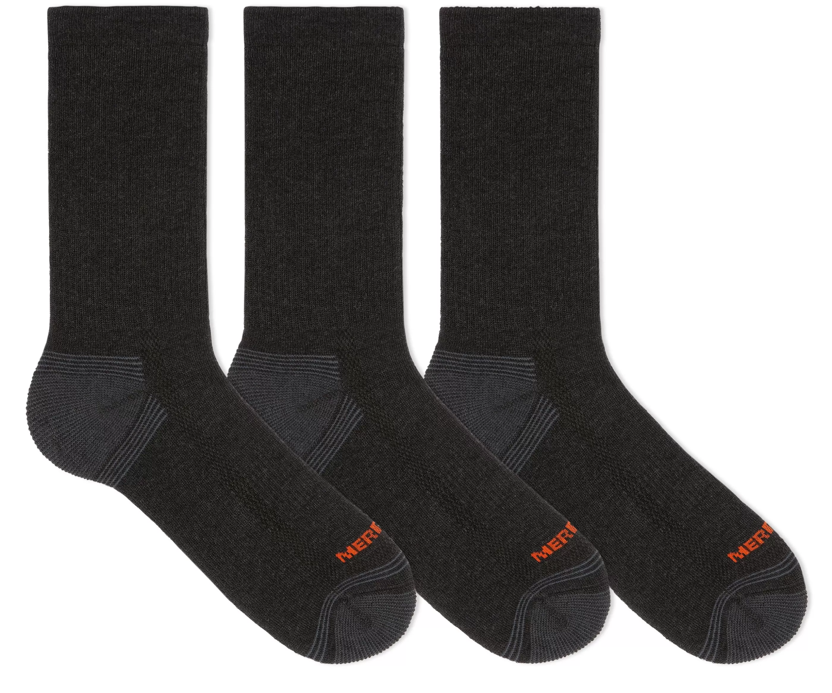 Cheap Repreve 3-Pack Black Hiker Crew Socks Accessories Socks