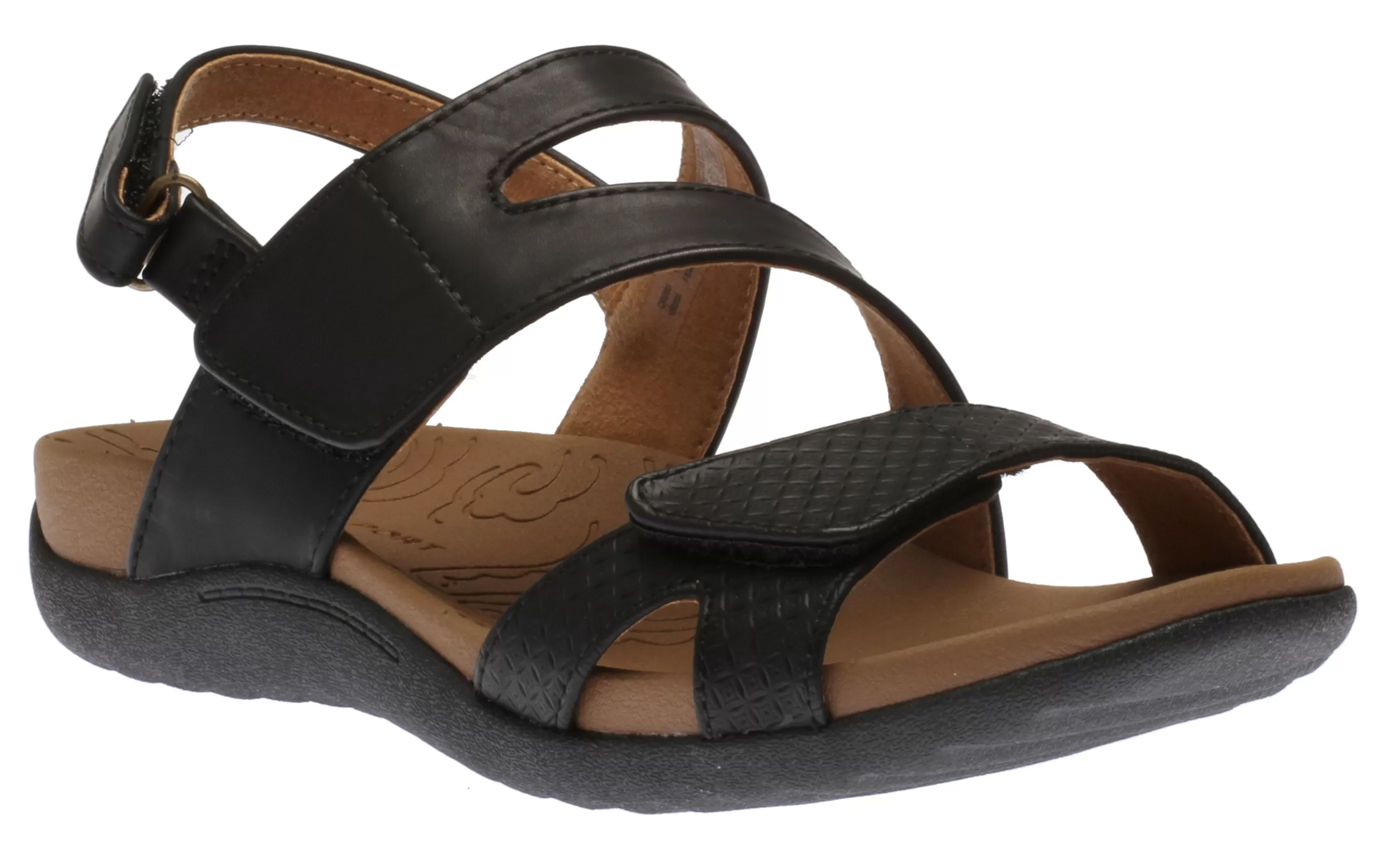 Best Sale Ridge Asym V Black Women Sandal