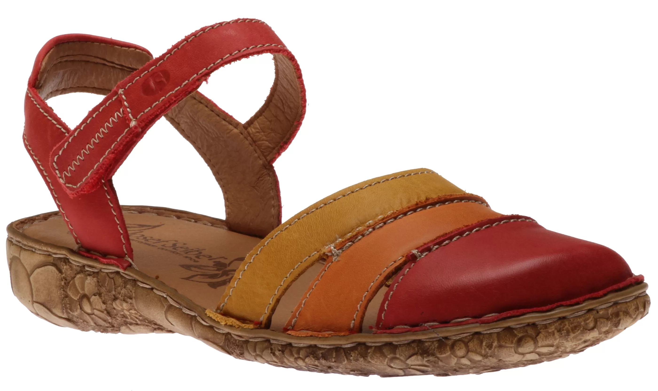 Best Sale Rosalie 44 Red Multicolour Mary Jane Sandal Women Sandal