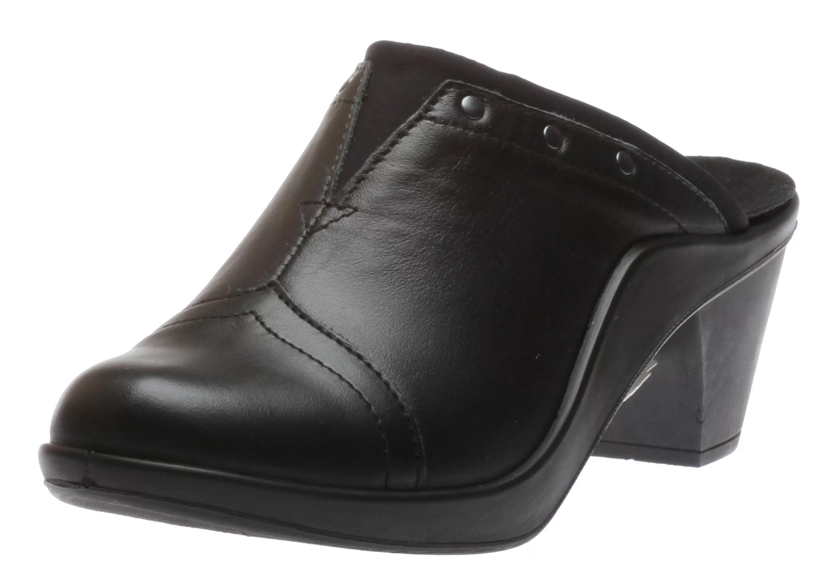 Sale Saint Tropez 271 Black Leather Clog Women Clog