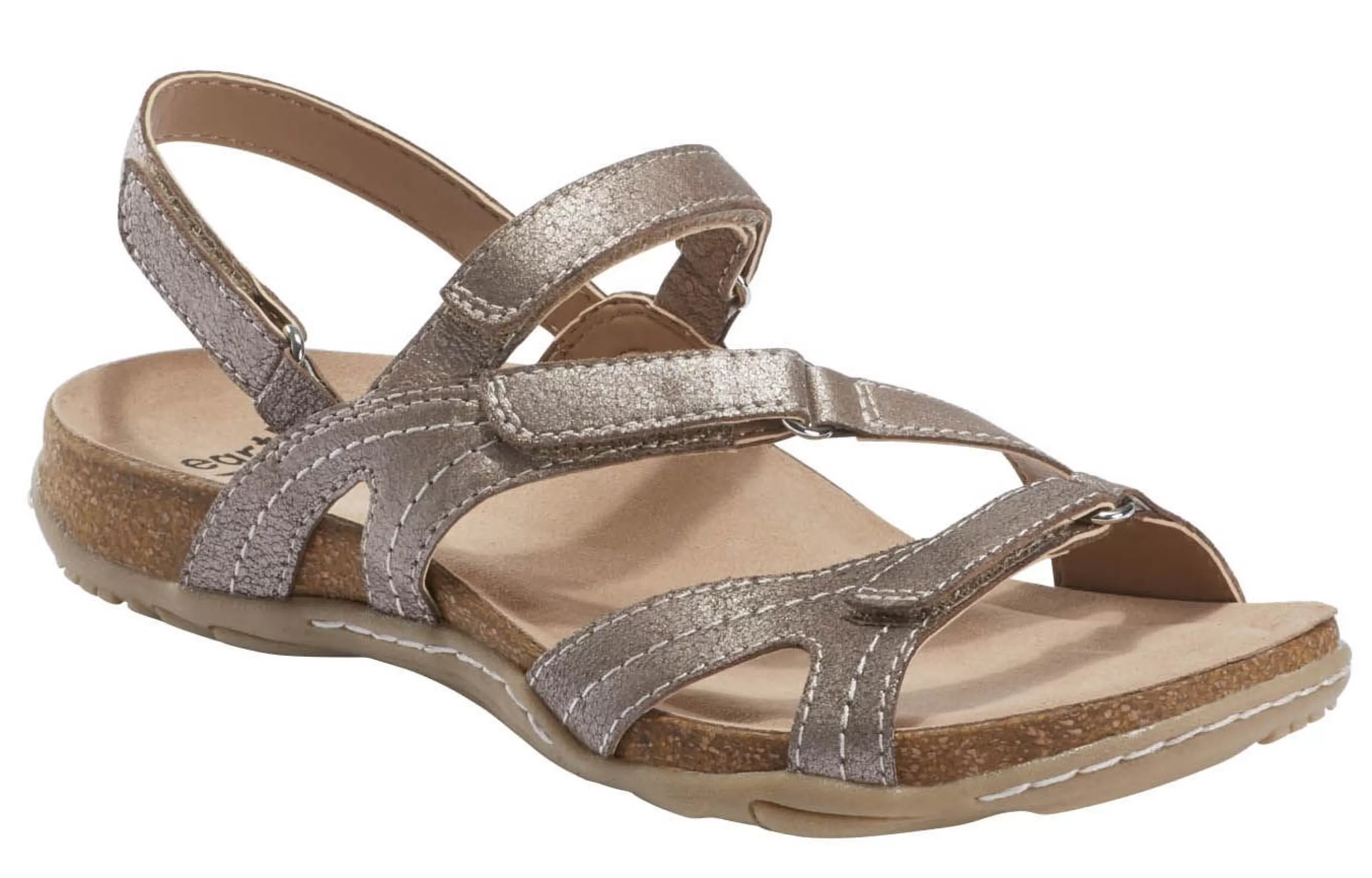 Cheap Sand Oahu Metal Alloy Strappy Sandal Women Sandal