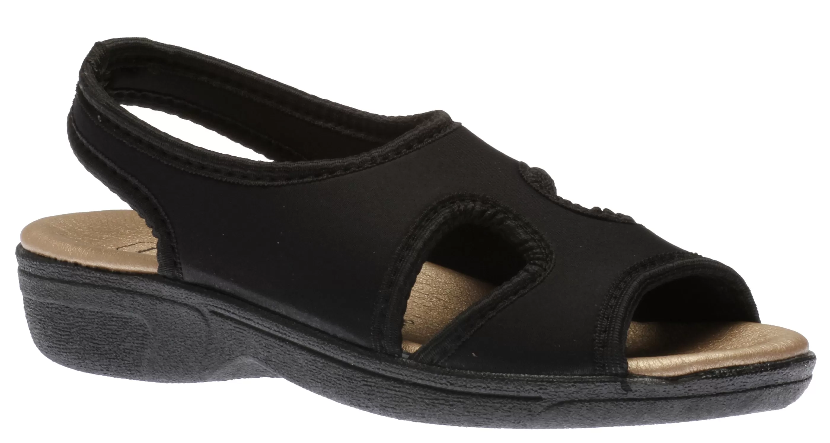 Outlet Sandal Black Solid Women Sandal