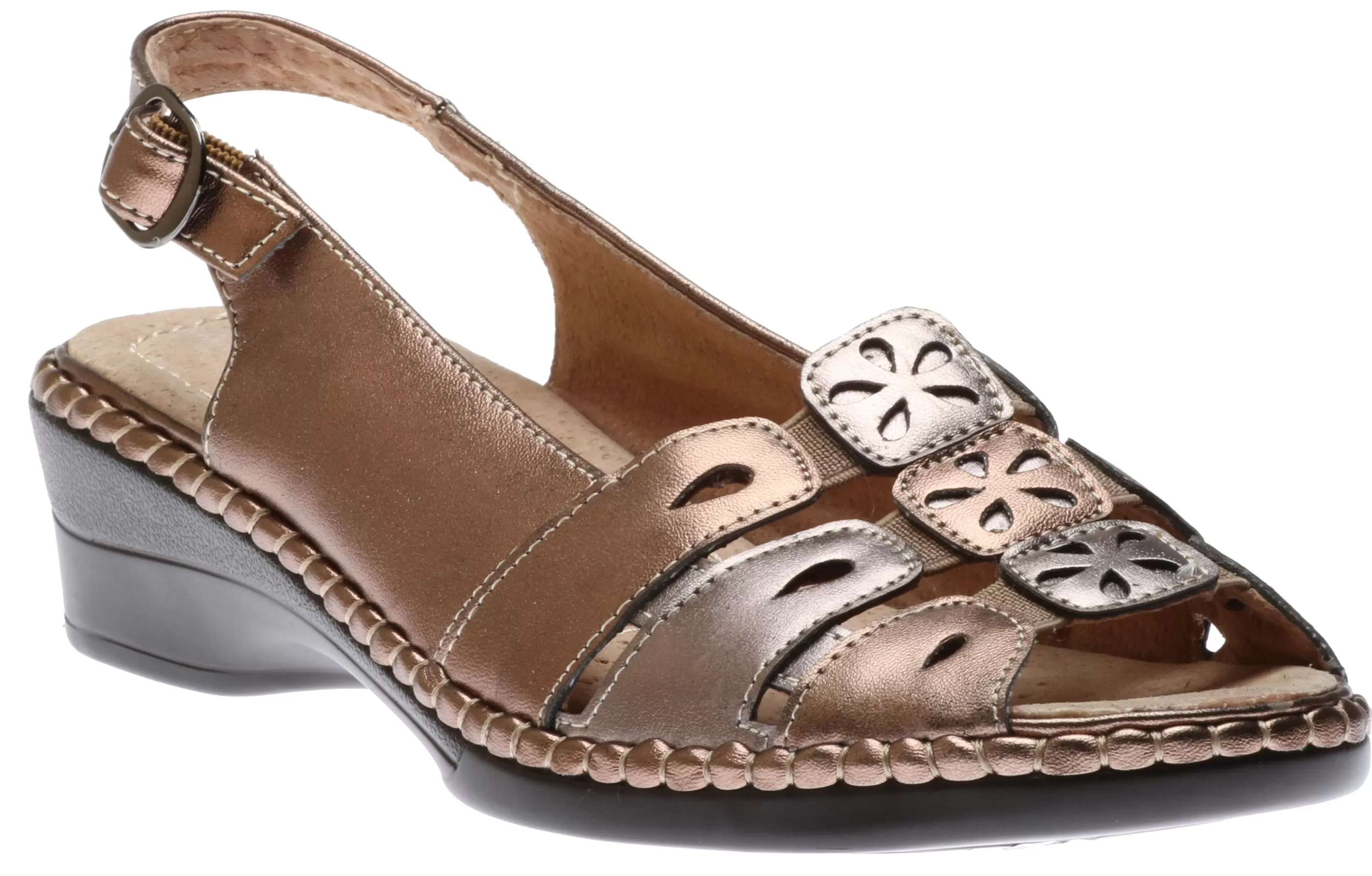 Sale Sandal Bronze Pewter Women Sandal