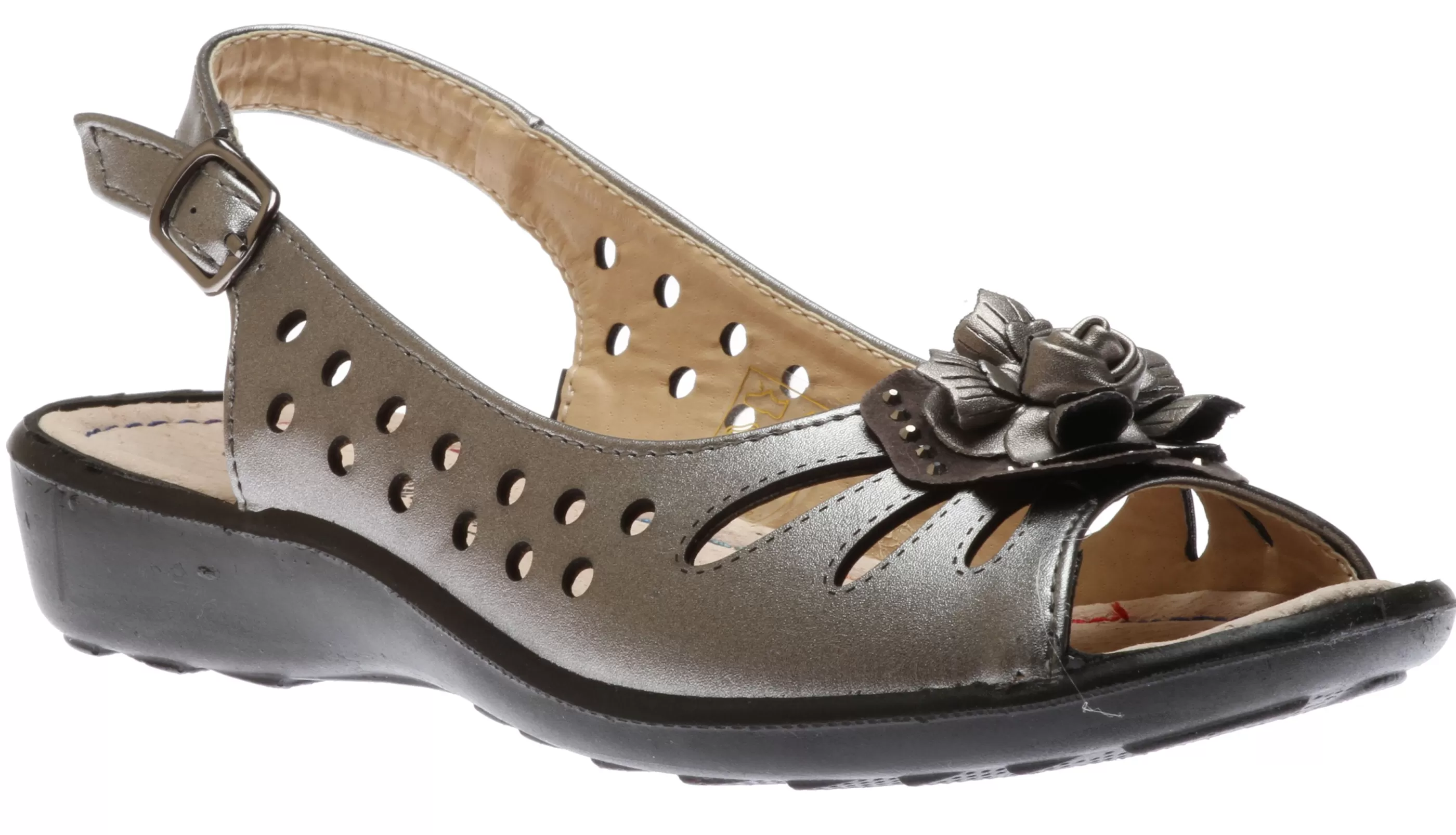 Outlet Sandals Pewter Women Sandal