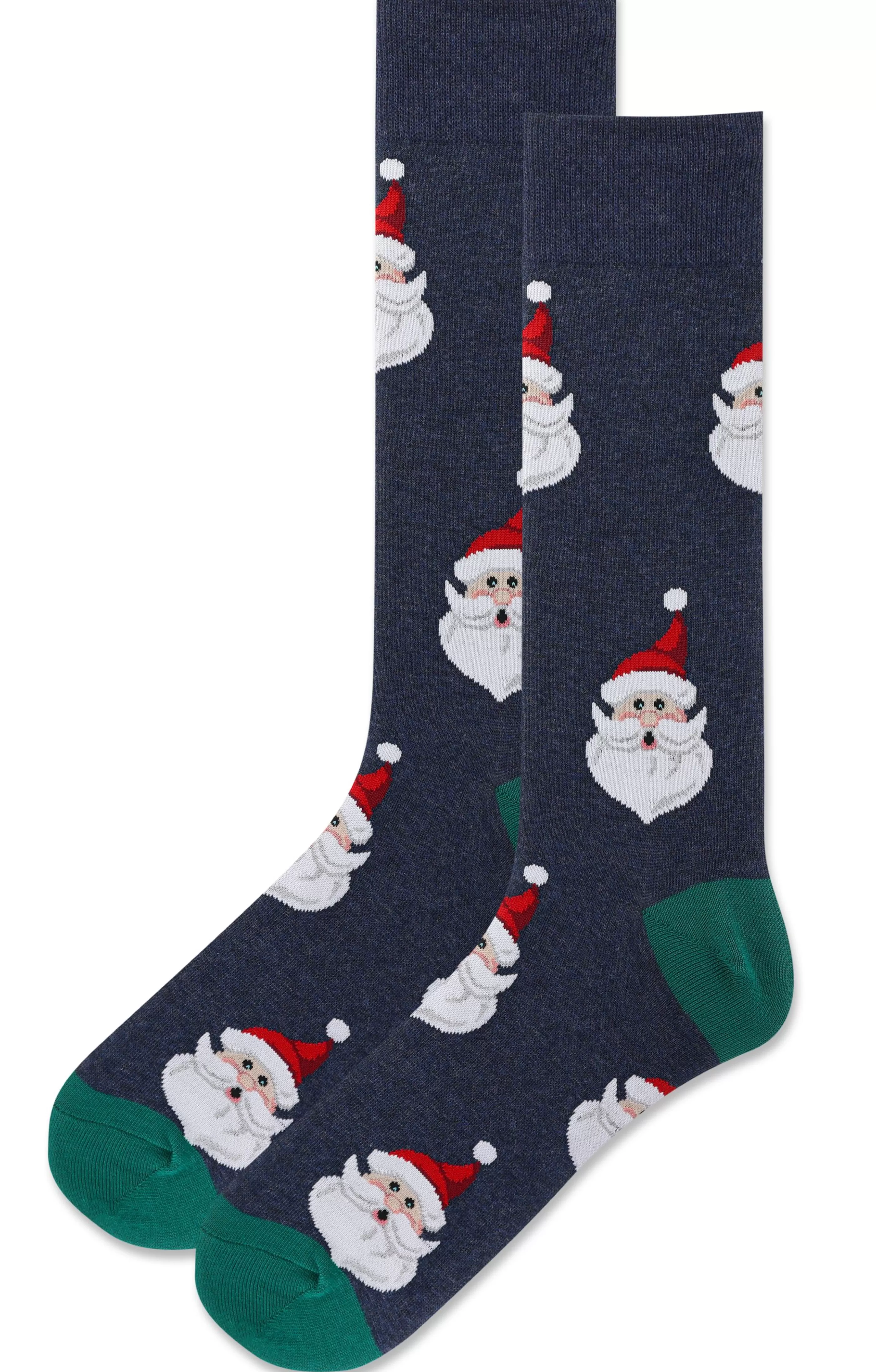 Hot Santa Head Denh Accessories Socks