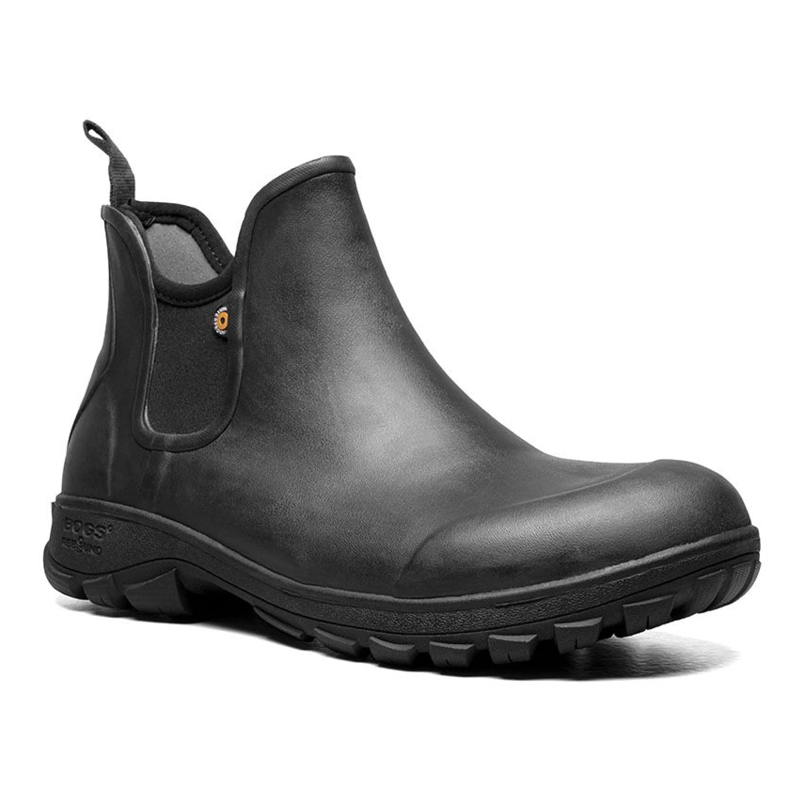 Flash Sale Sauvie Black Slip-On Waterproof Chelsea Boot Men Rain Boot