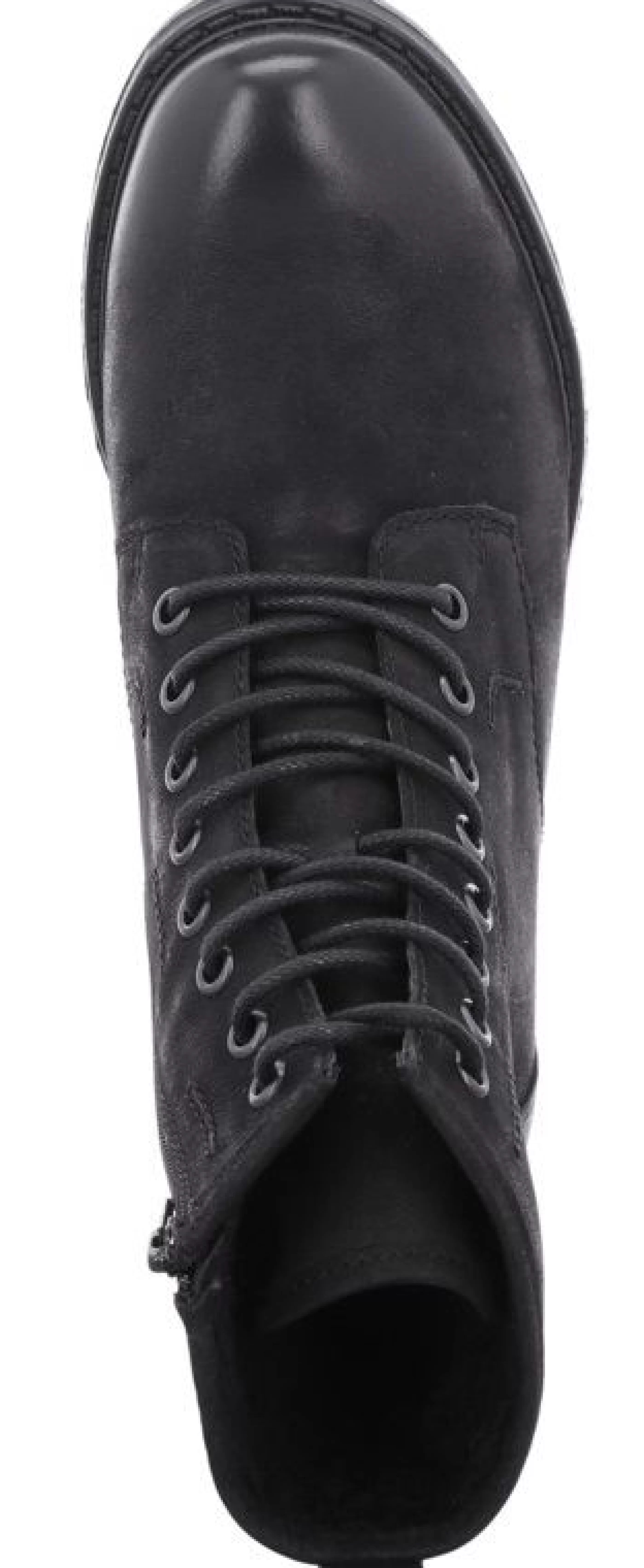 Sale Selena 06 Black Leather Lace-Up Ankle Boot Women Dress Boot