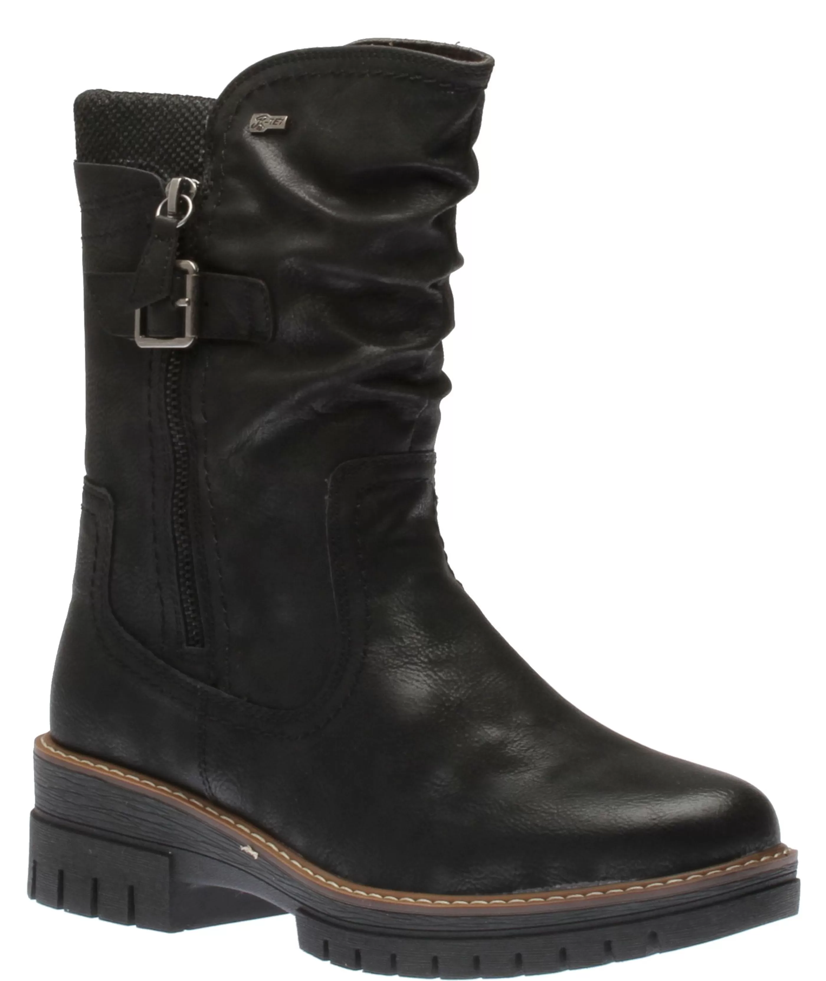 New Side Zip Black Women Boot