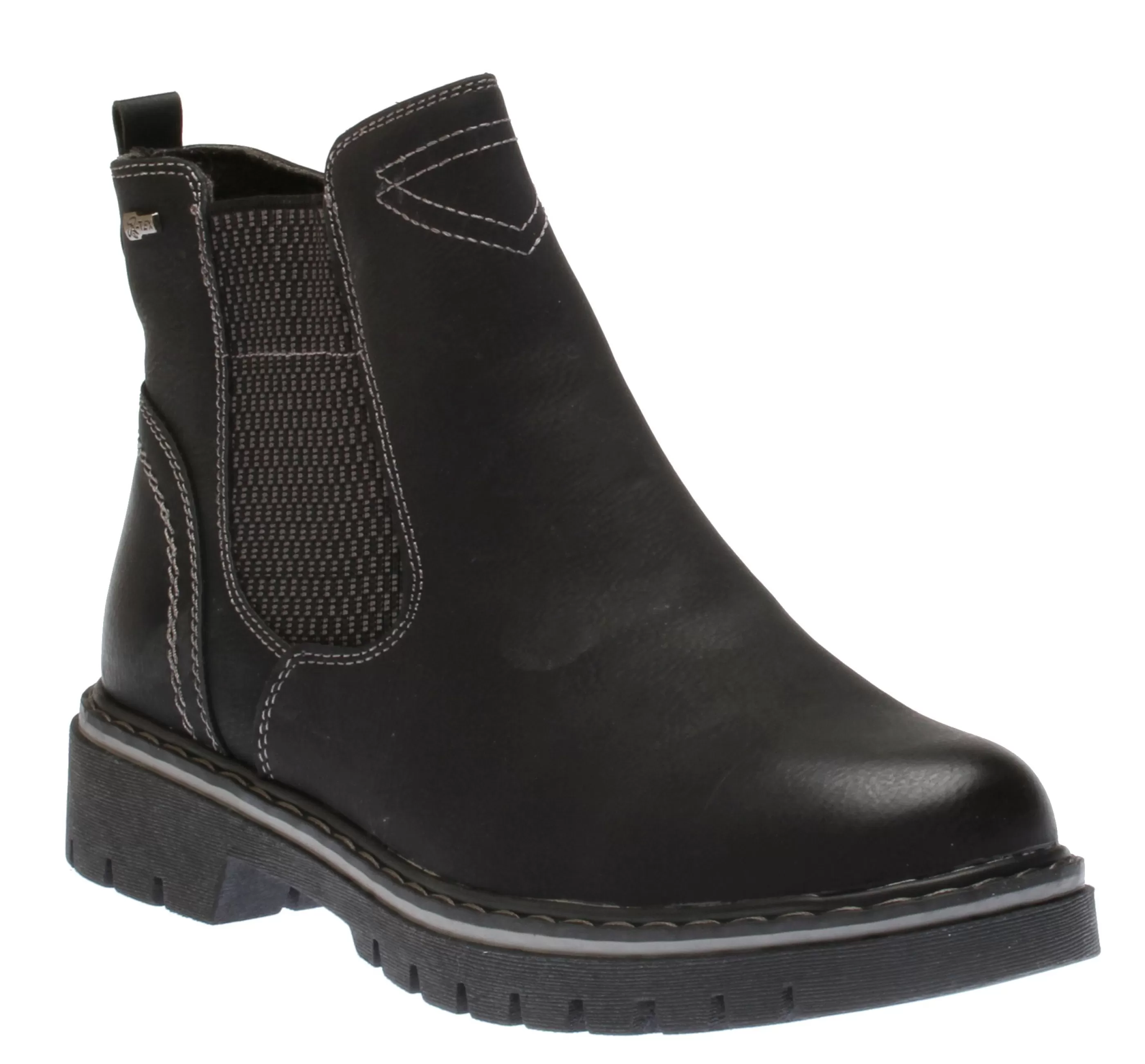 Online Side Zip Black Brush Women Boot