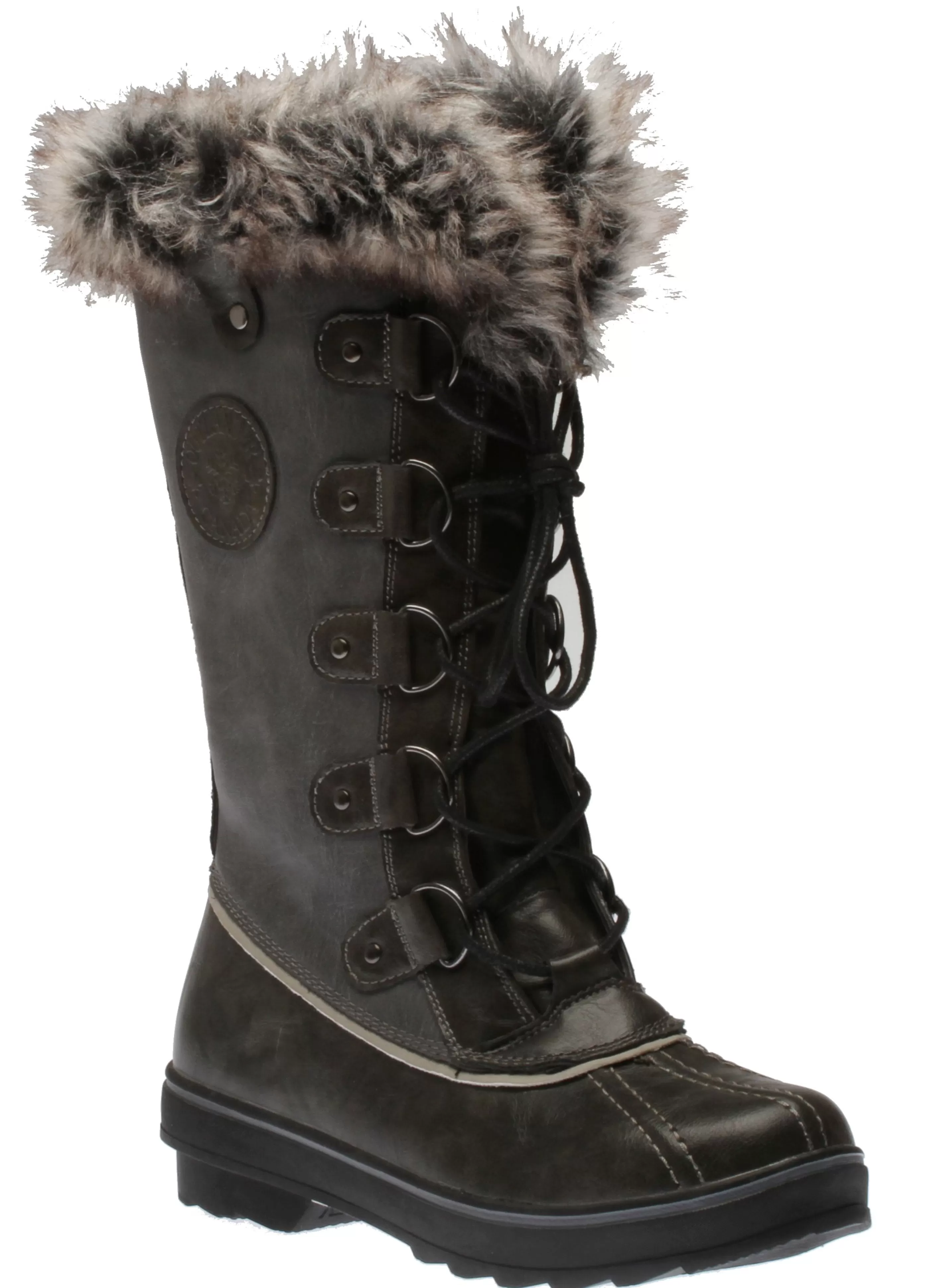 Cheap Side Zip Black/Grey Women Boot