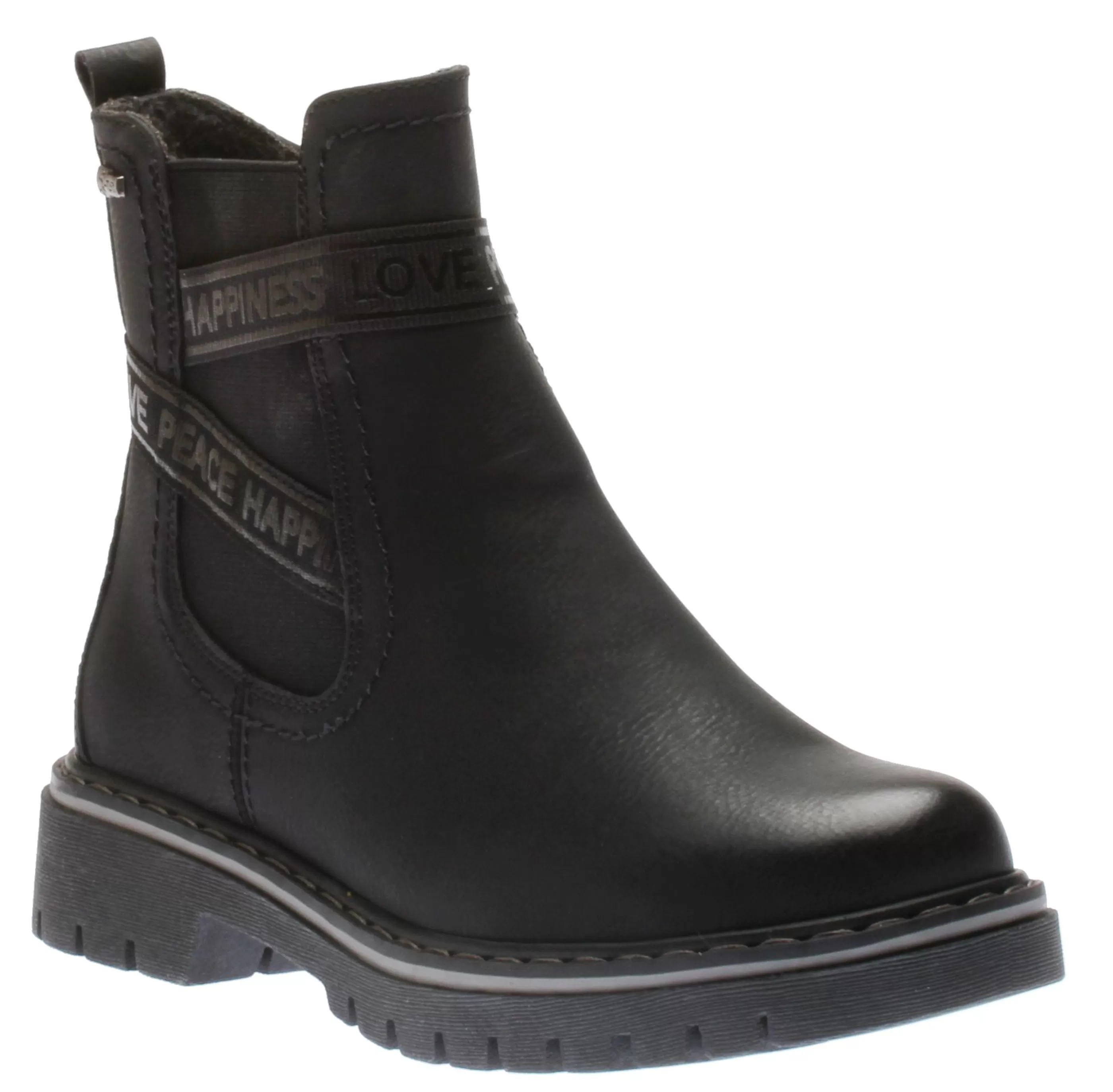 Sale Side Zip Boot Black Women Boot