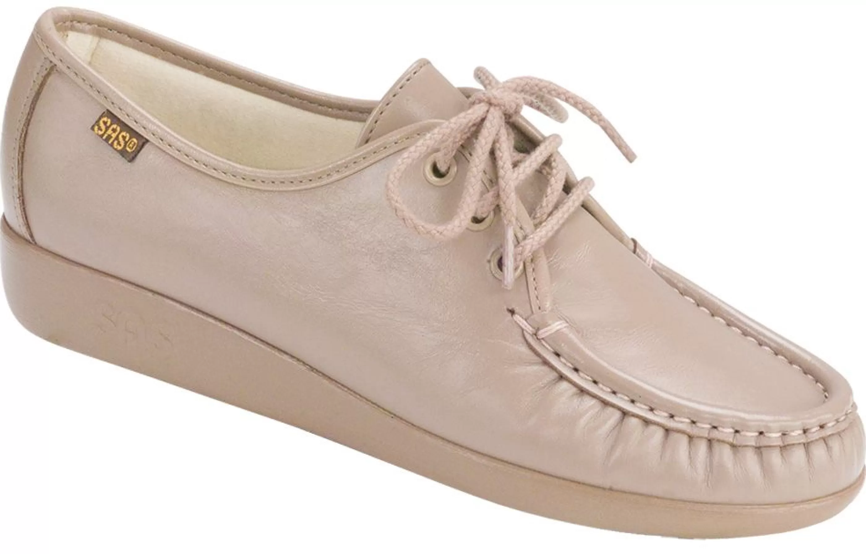 Store Siesta Mocha Leather Lace-Up Loafer Women Casual