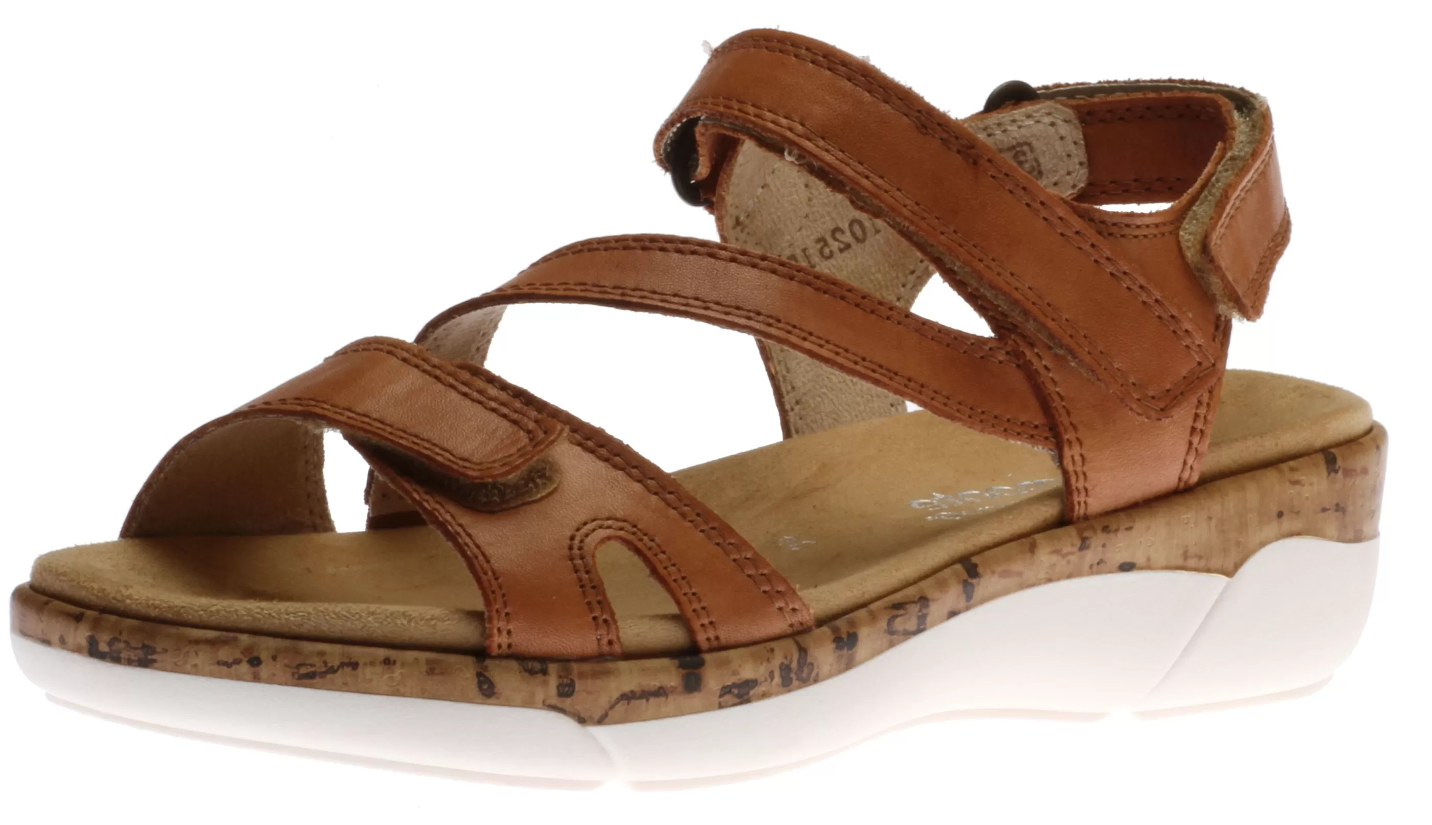 Best Sale Soft Loose Tan Leather Sandal Women Sandal