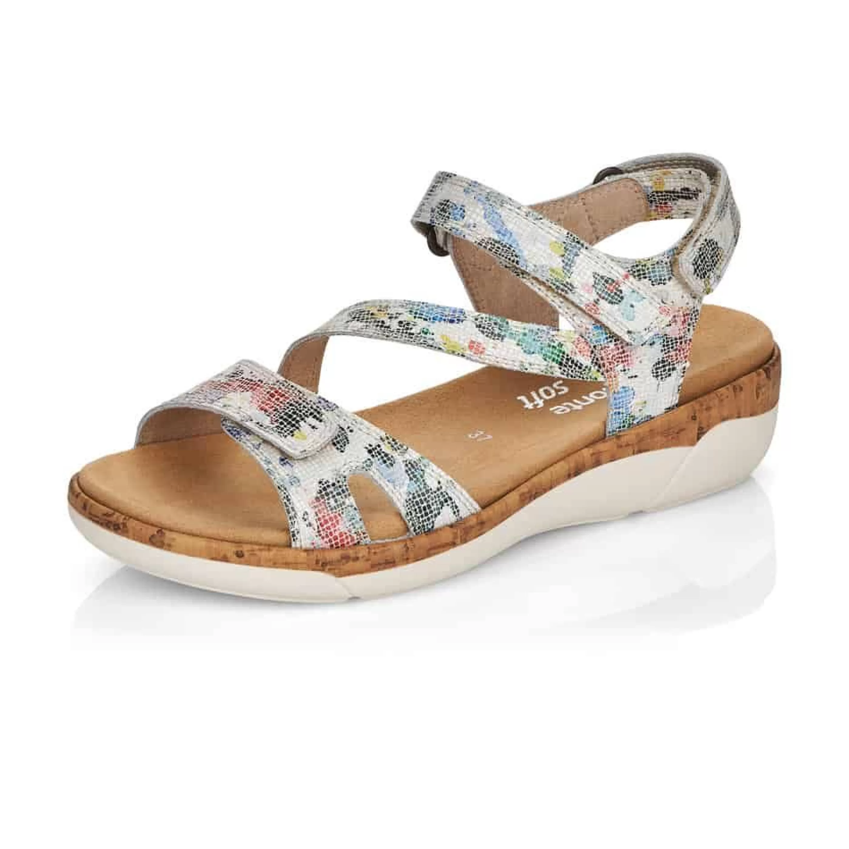 Hot Soft Loose White Multicolour Sandal Women Sandal