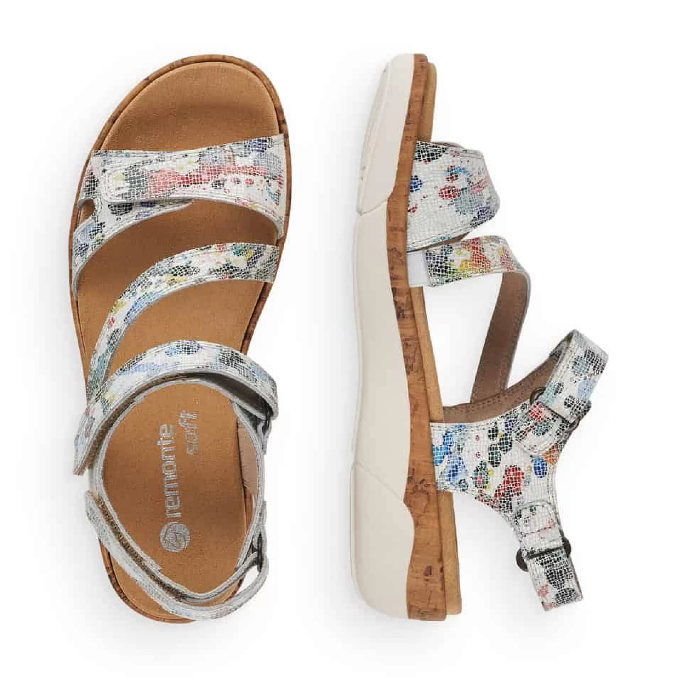 Hot Soft Loose White Multicolour Sandal Women Sandal