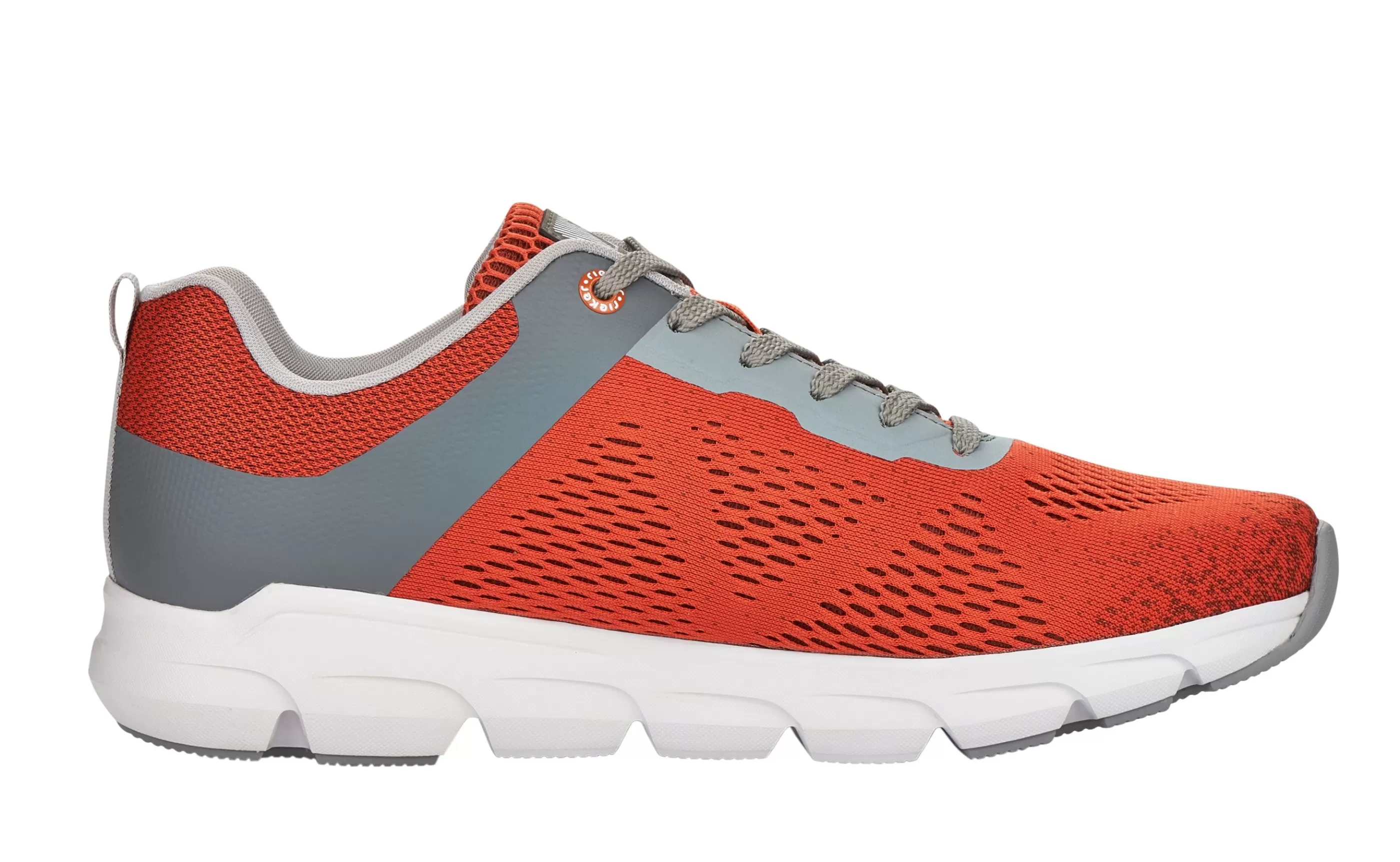 Fashion Sportec13 Orange Grey Lace-Up Walking Shoe Men Walking