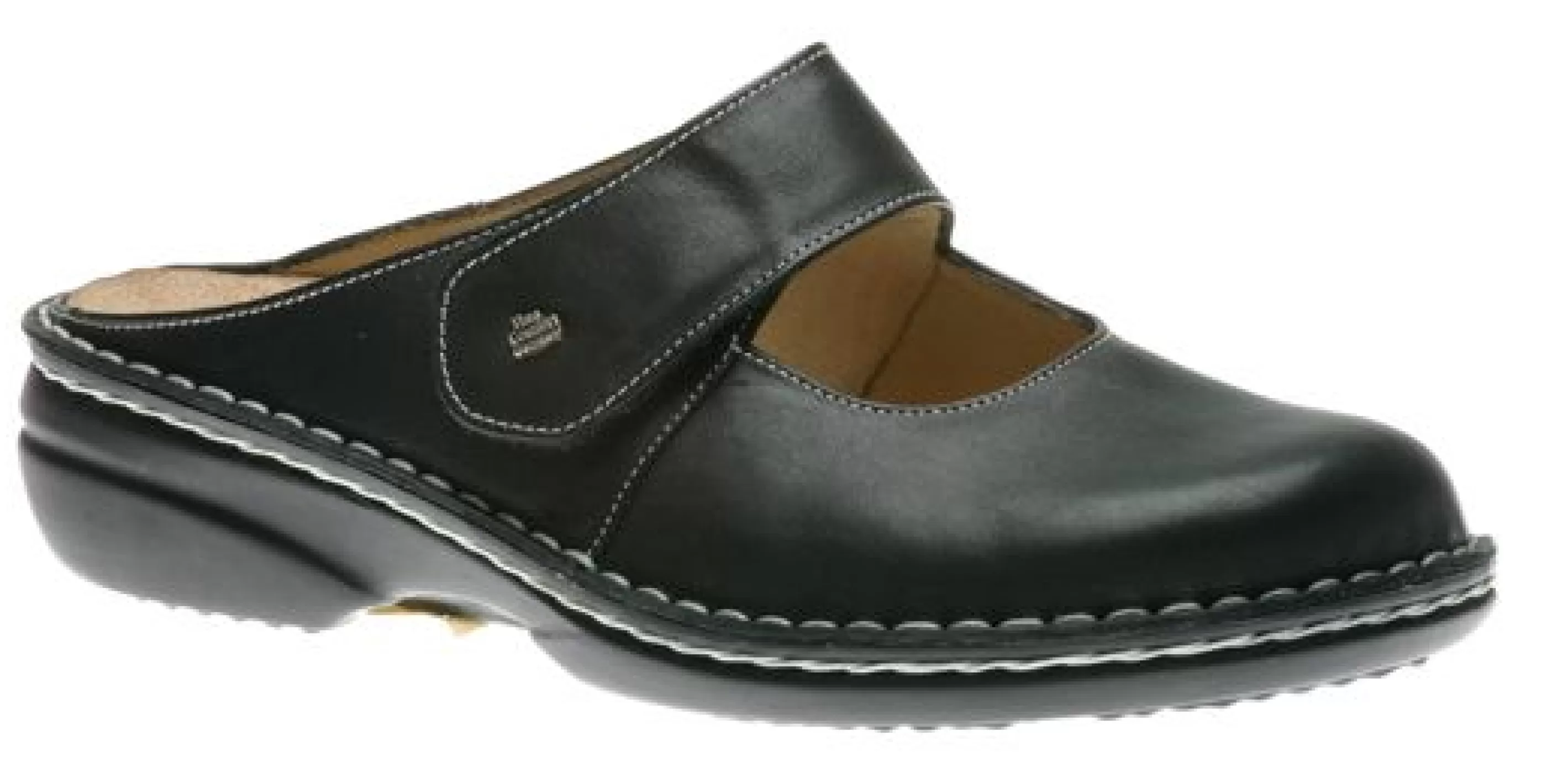 Flash Sale Stanford Black Leather Clog Women Clog