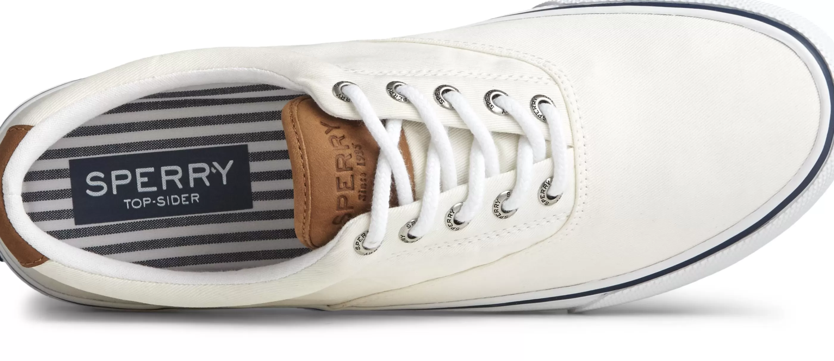 Best Striper Ii Cvo White Canvas Lace-Up Sneaker Men Walking